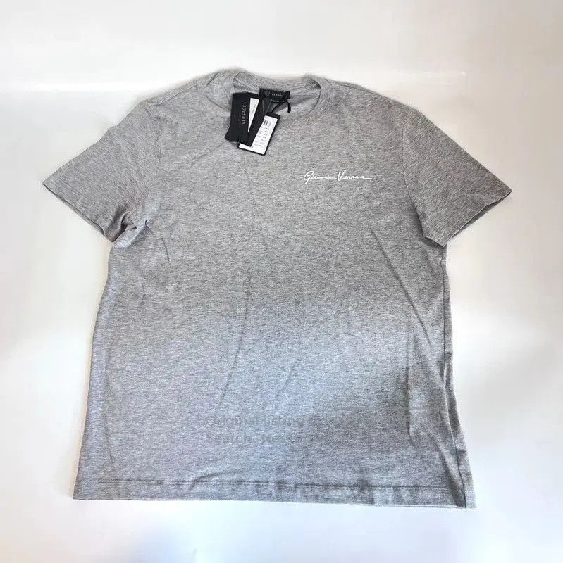 Versace Versace Gray Cotton Short Sleeve T-Shirt . Size US L / EU 52-54 / 3 - 1 Thumbnail