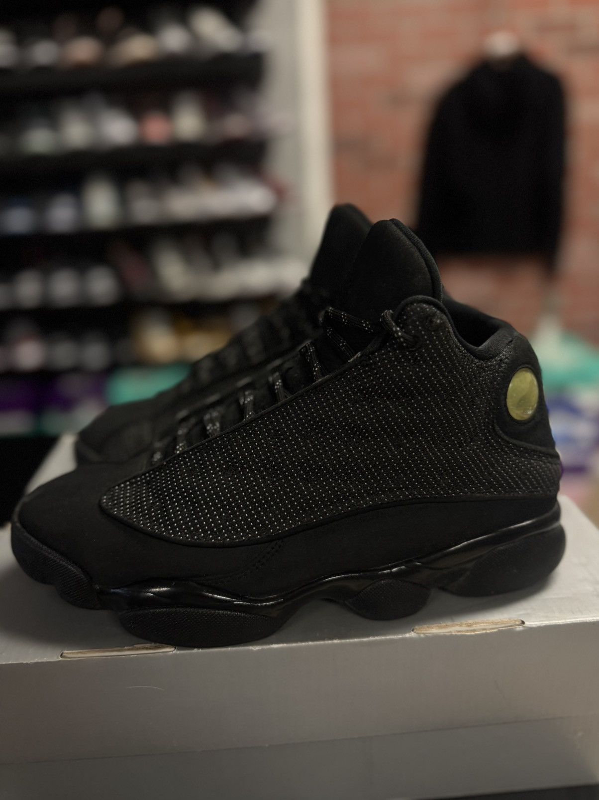 Jordan Brand Jordan 13 Black Cat Size 8 🧼 W BOX (2017) Size US 8 / EU 41 - 2 Thumbnail