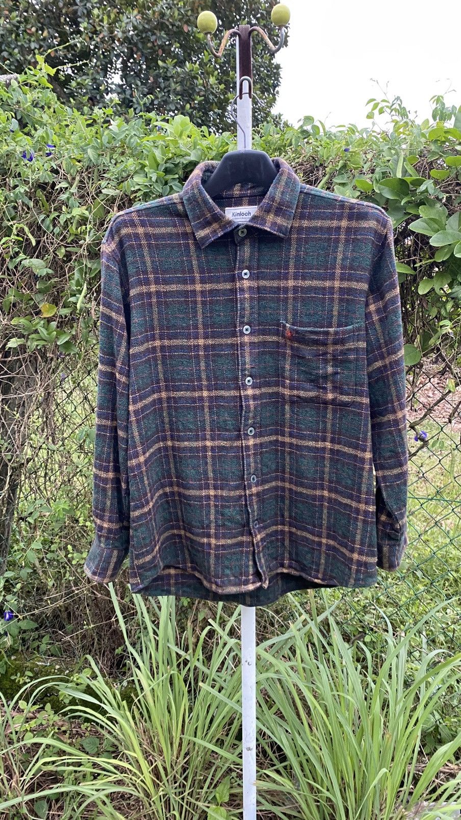 Flannel × Japanese Brand × Vintage Vintage Kinloch Anderson Flannel Shirt Size US L / EU 52-54 / 3 - 1 Thumbnail