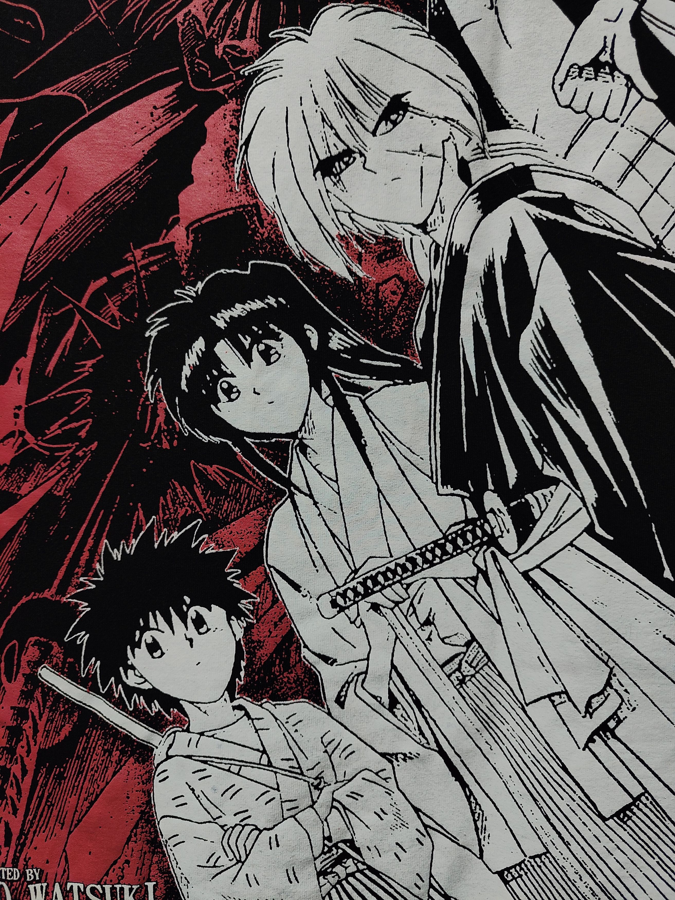 Anime Samurai X Kenshin Himura T-shirt Size US XL / EU 56 / 4 - 8 Thumbnail