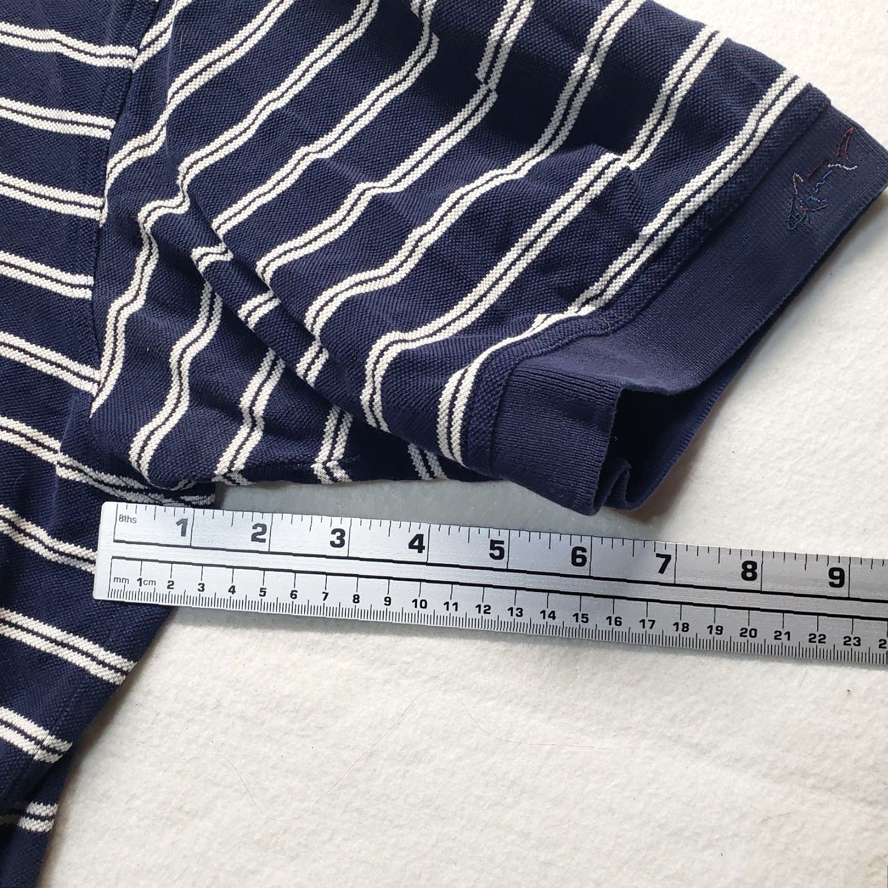 Vintage GREG NORMAN Striped Golf Polo Shirt Adult Men's XL Blue Size US XL / EU 56 / 4 - 6 Thumbnail
