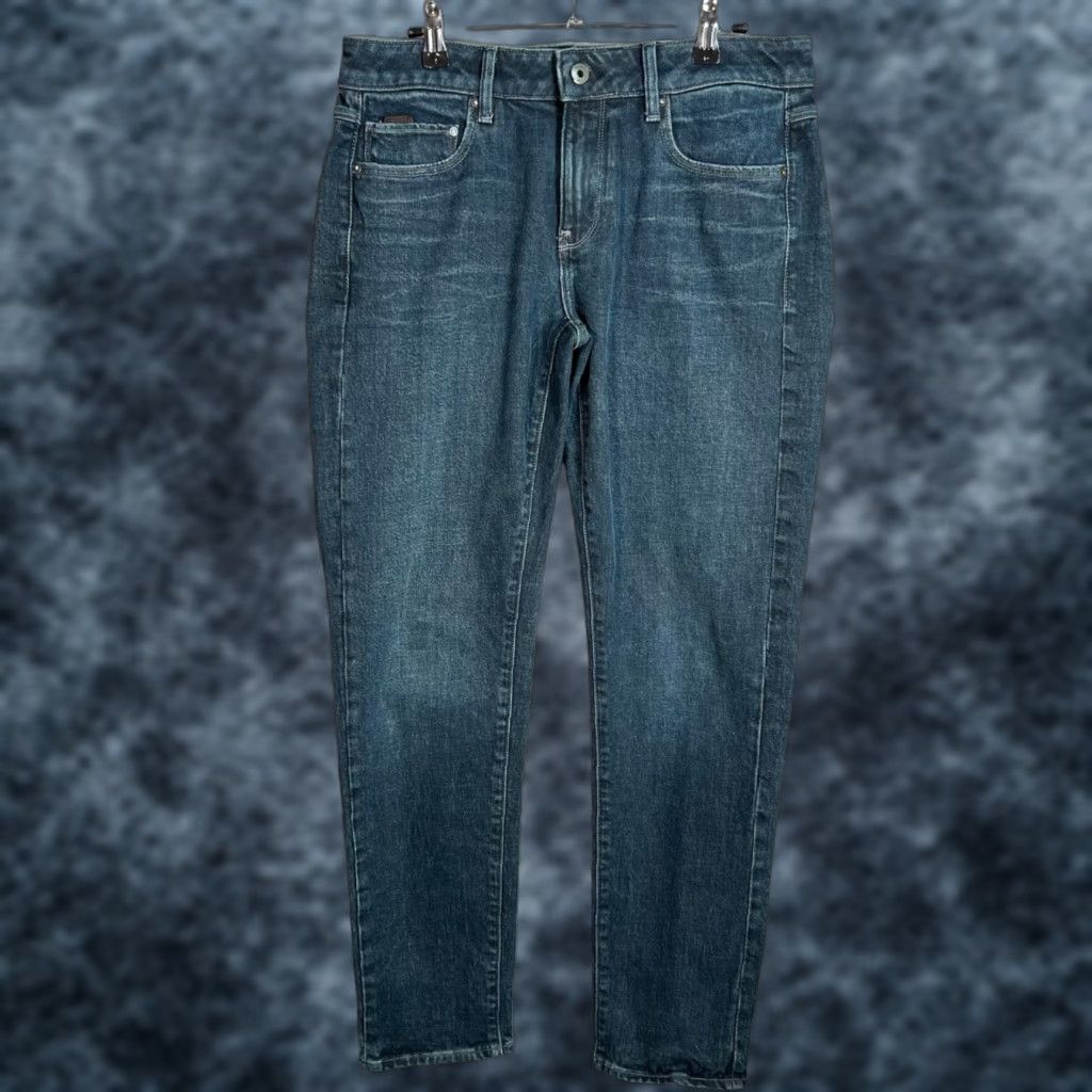 G-Star G-Star Raw Kate Boyfriend Jeans Size 28 x 34 Tapered Leg Blue Denim Jeans Womens Regular 30 in Waist 31 in Inseam Vintage N/A Size 28" / US 6 / IT 42 - 1 Thumbnail