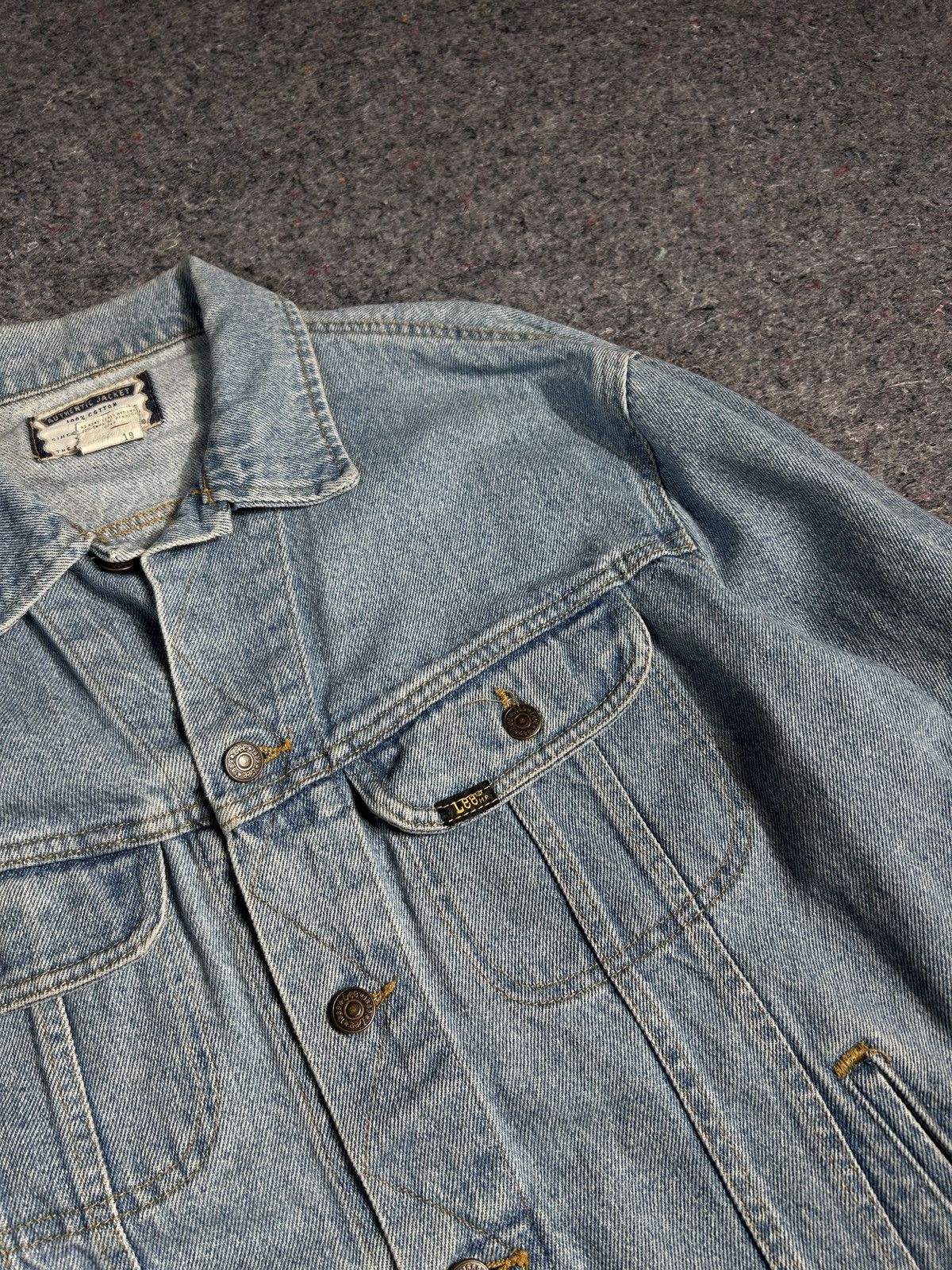 Lee VINTAGE Lee Denim Jacket Large 80s Wash Trucker Size US L / EU 52-54 / 3 - 4 Thumbnail