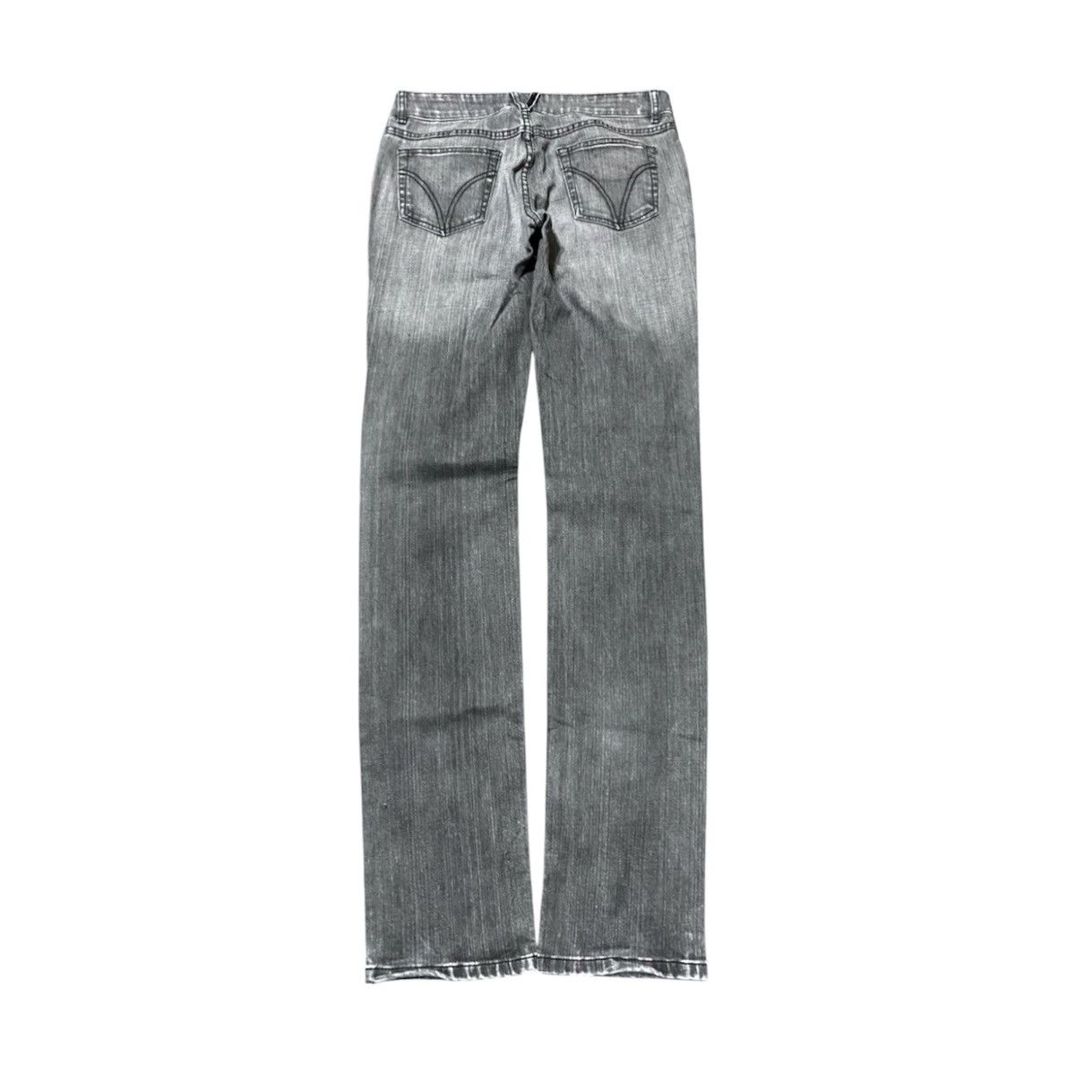 Dolce & Gabbana Dolce & Gabbana D&G Grey Low Tight Washed Jeans Denim Size US 29 - 1 Thumbnail