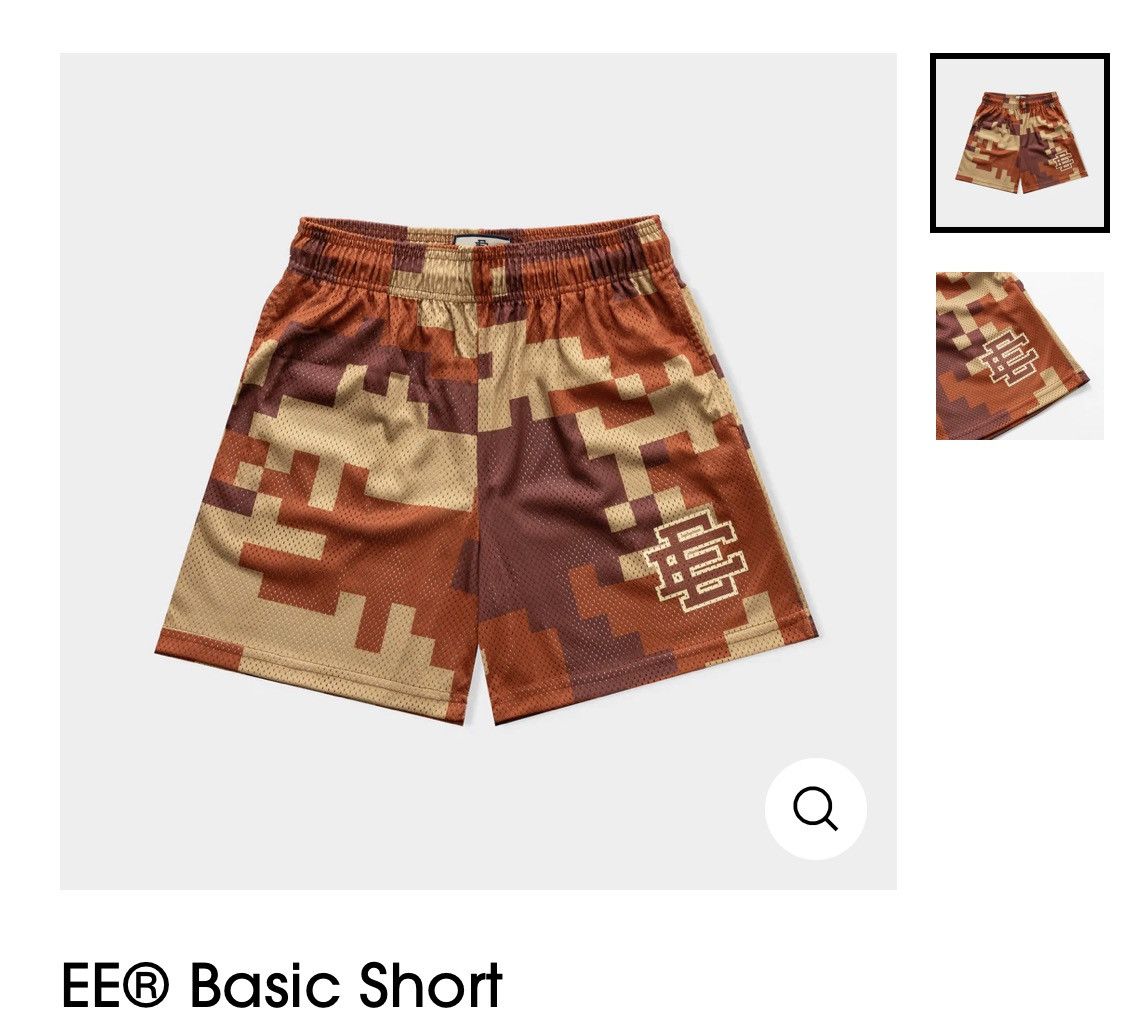 Eric Emanuel Eric Emanuel brown digi camo shorts medium | Grailed