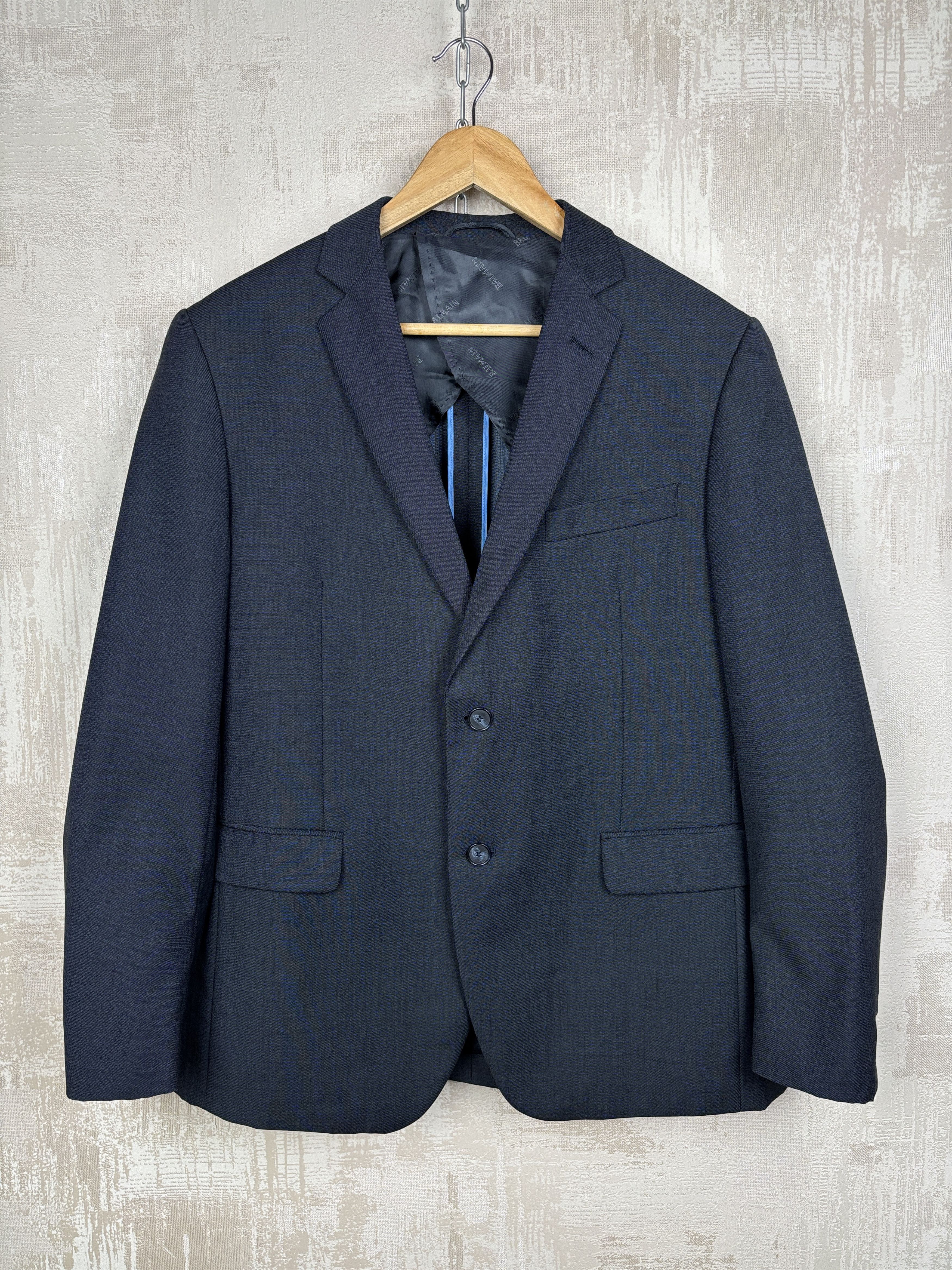 Balmain Vintage Balmain Paris Super 120's Wool Blazer 50R / US 40R Size 40R - 3 Thumbnail