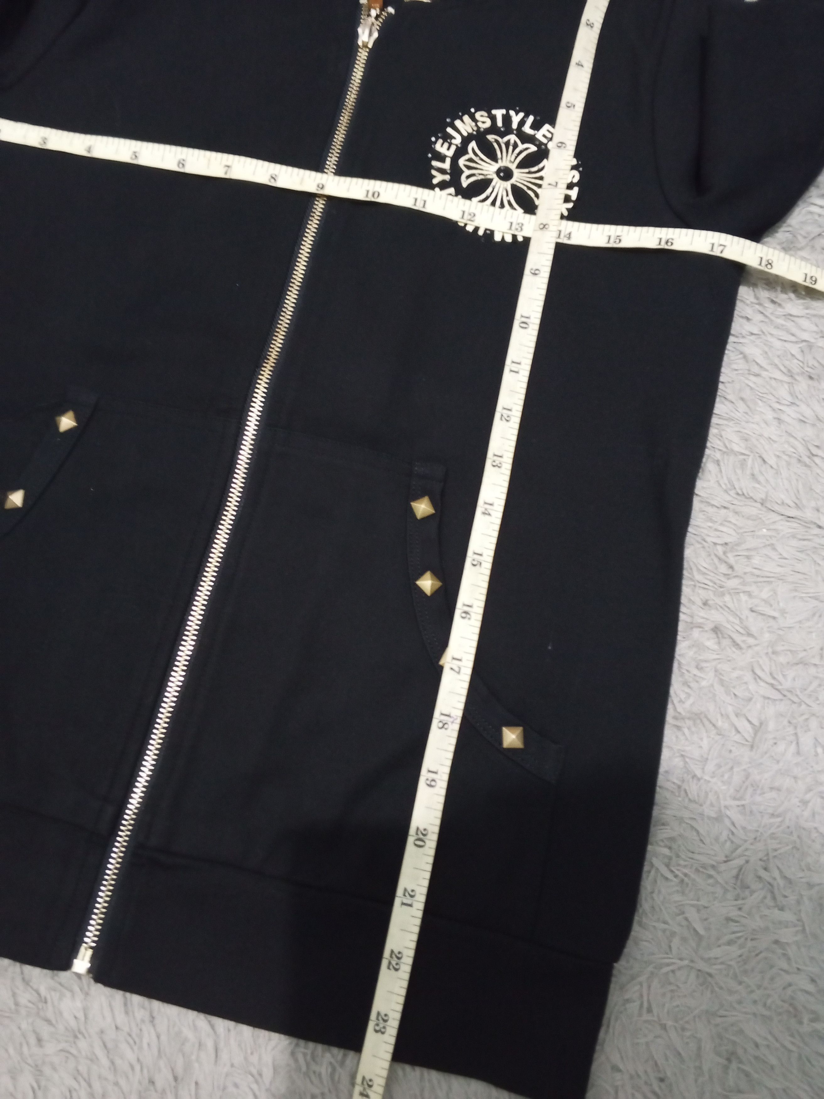 Japanese Brand Cross Japan Brand Faux Fur Hoodie Chrome Heart Style Size US S / EU 44-46 / 1 - 7 Thumbnail