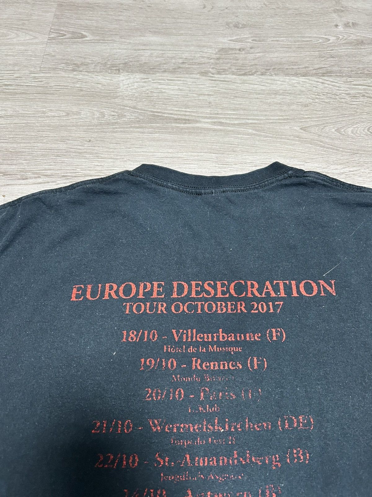 Vintage Baphomes Blood Rock T-shirt Tour Europe 2017 size XXL Size US XXL / EU 58 / 5 - 8 Thumbnail