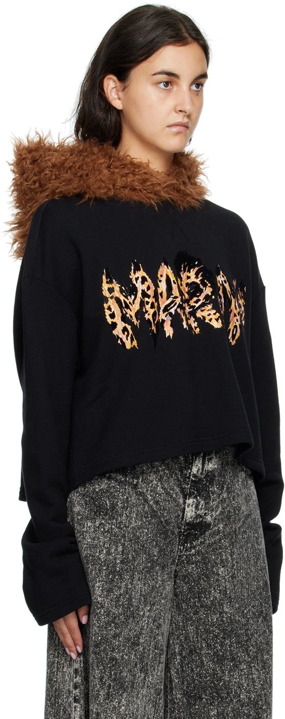 Marni o1y1125 Hoodie in Black/Brown Size M / US 6-8 / IT 42-44 - 2 Thumbnail