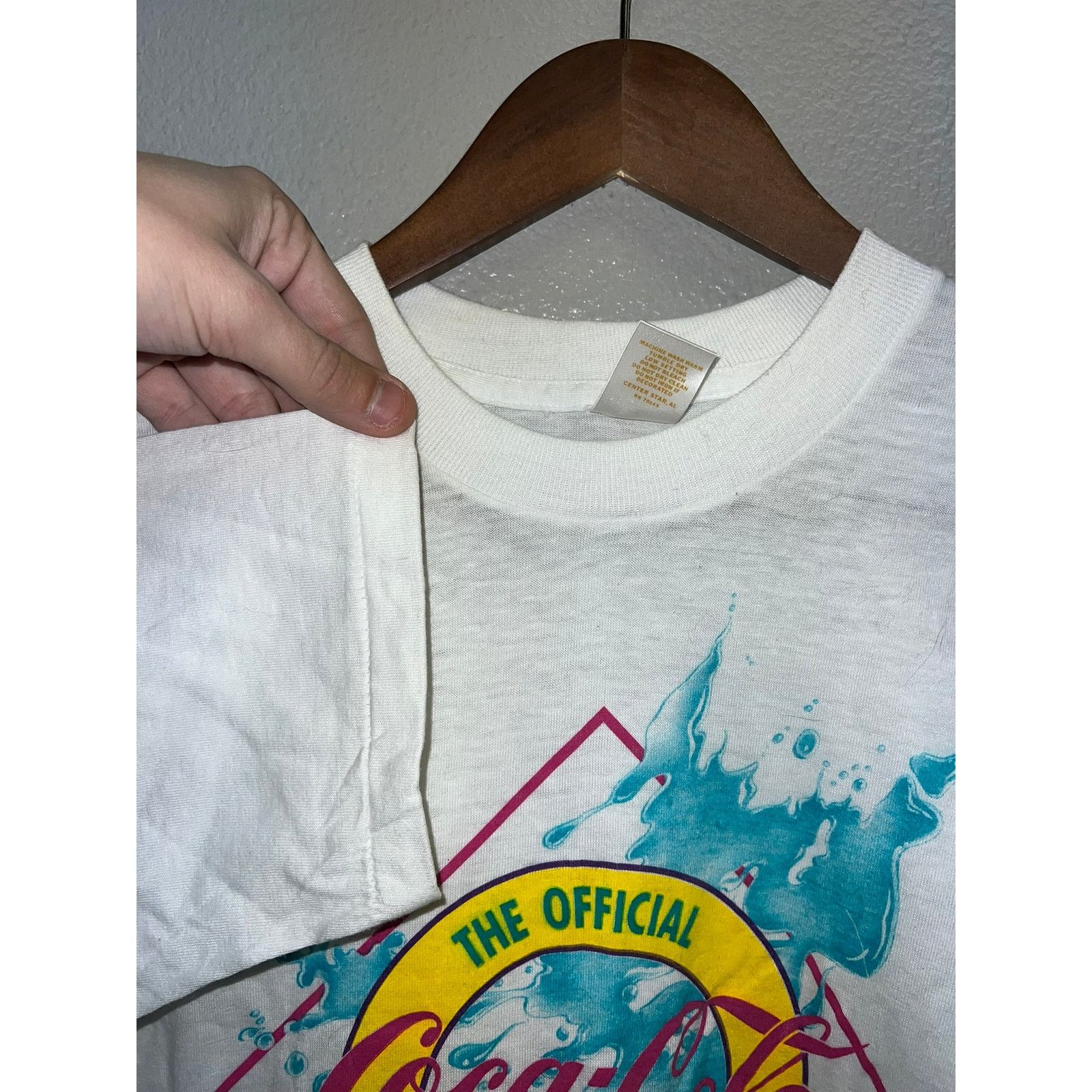 Vintage Vintage Coca Cola Shirt Soft Drink Of Summer Coke Tee 80s M Size US S / EU 44-46 / 1 - 5 Thumbnail