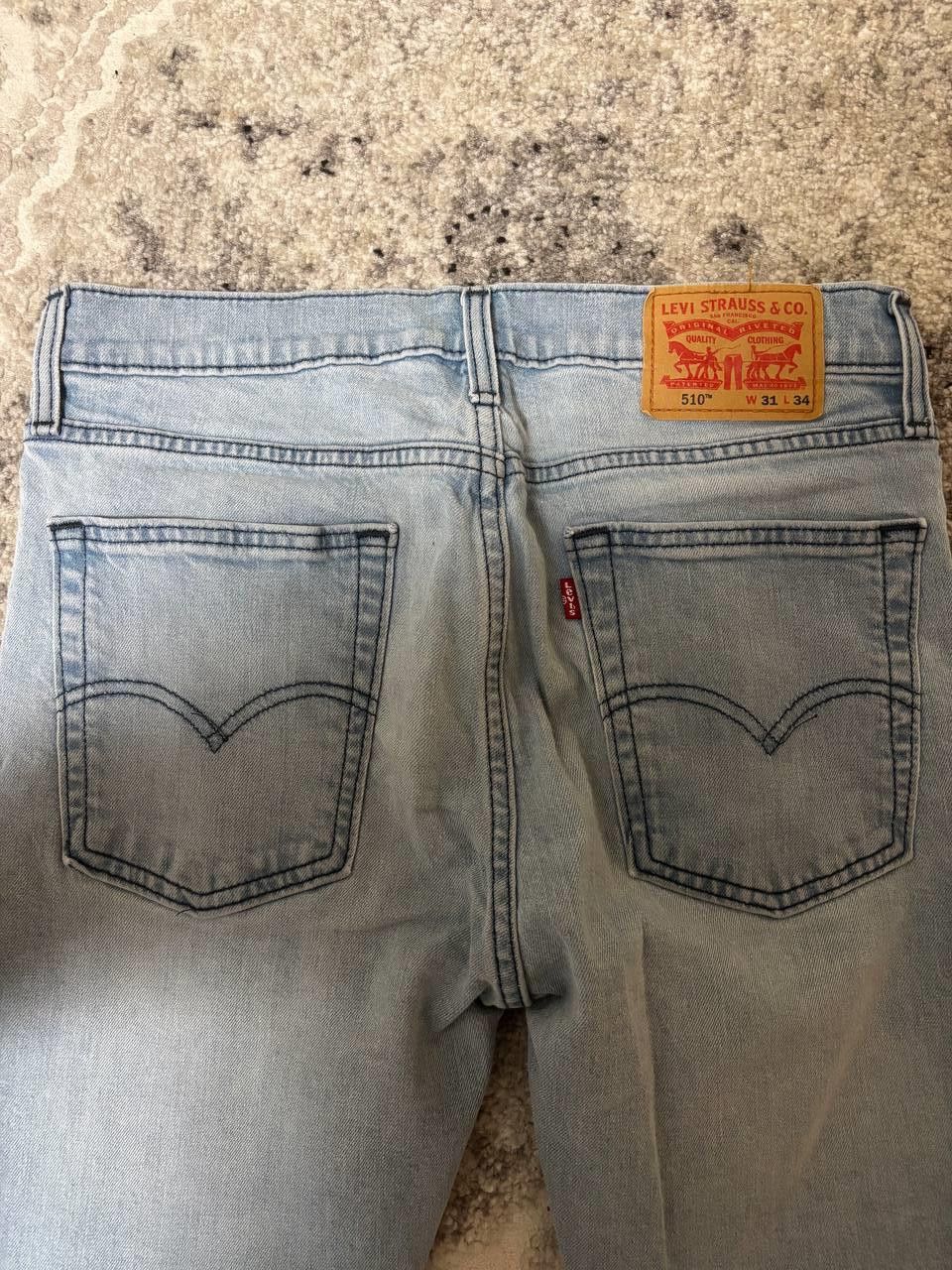 Levi's Vintage Levi's 510 jeans in light blue, W31 L 34 Size US 31 - 1 Thumbnail