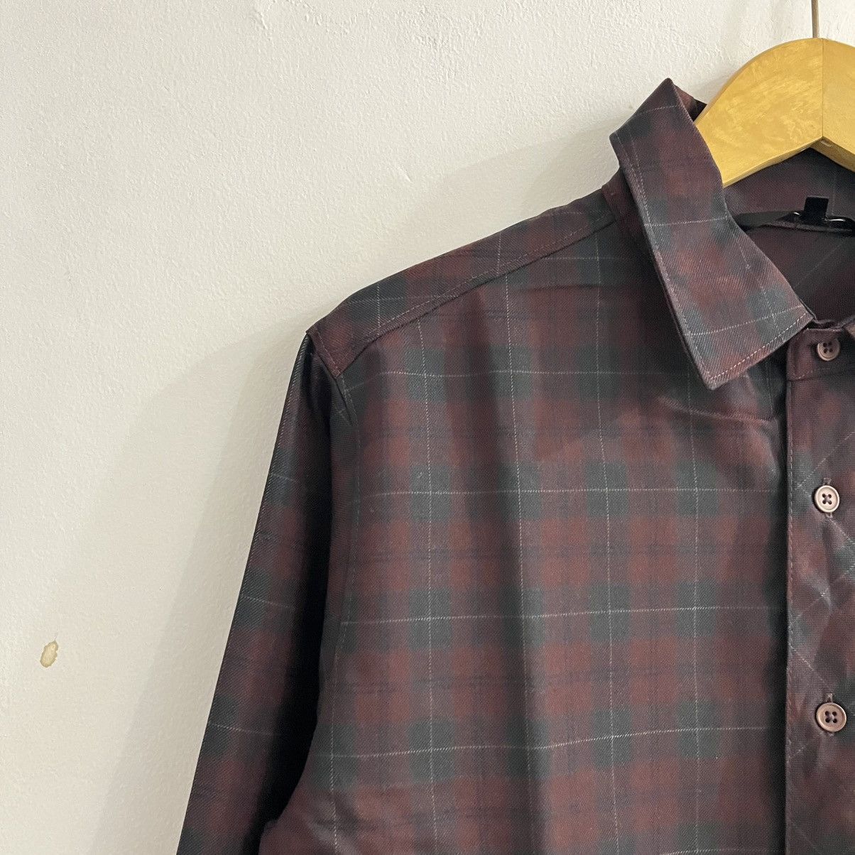 Japanese Brand Yevs Plaid Longsleeve Shirt Size US M / EU 48-50 / 2 - 4 Thumbnail