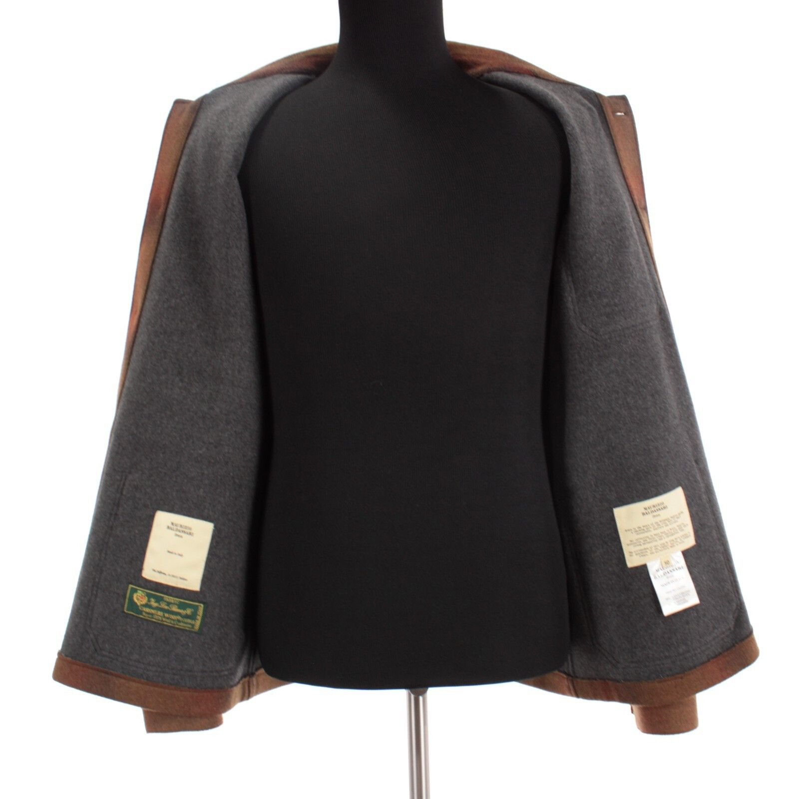 Maurizio Baldassari Maurizio Baldassari Jacket Size M US In Brown Wool Size US M / EU 48-50 / 2 - 7 Thumbnail