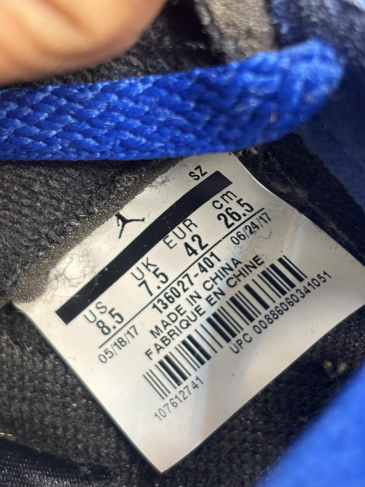 Jordan Brand Air Jordan 5 blue suede Size US 8.5 / EU 41-42 - 6 Thumbnail