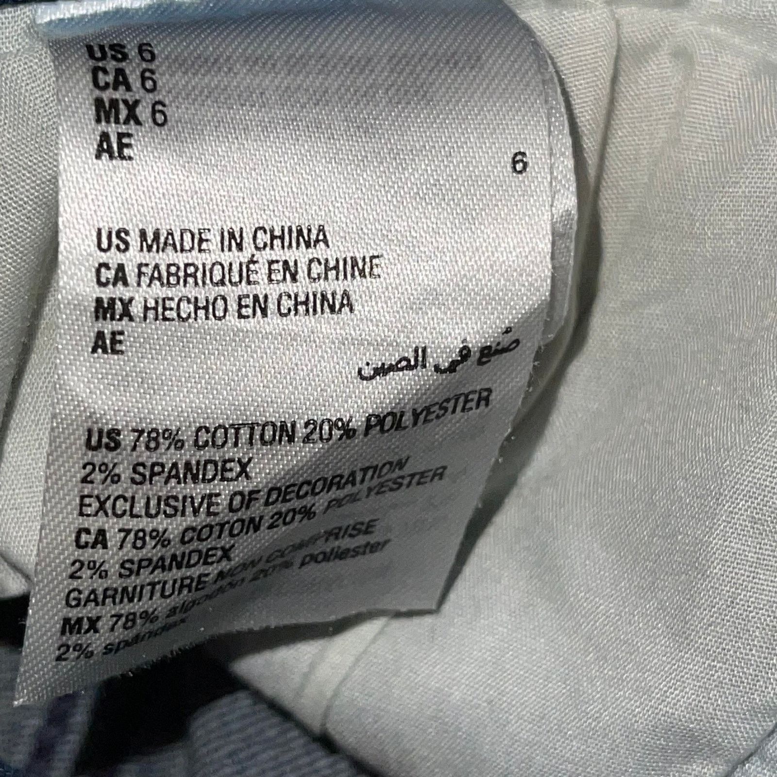 I.N.C INC Skinny Leg Curvy Fit Skinny Leg Embellished Jeans Size 6 Size 28" / US 6 / IT 42 - 7 Thumbnail