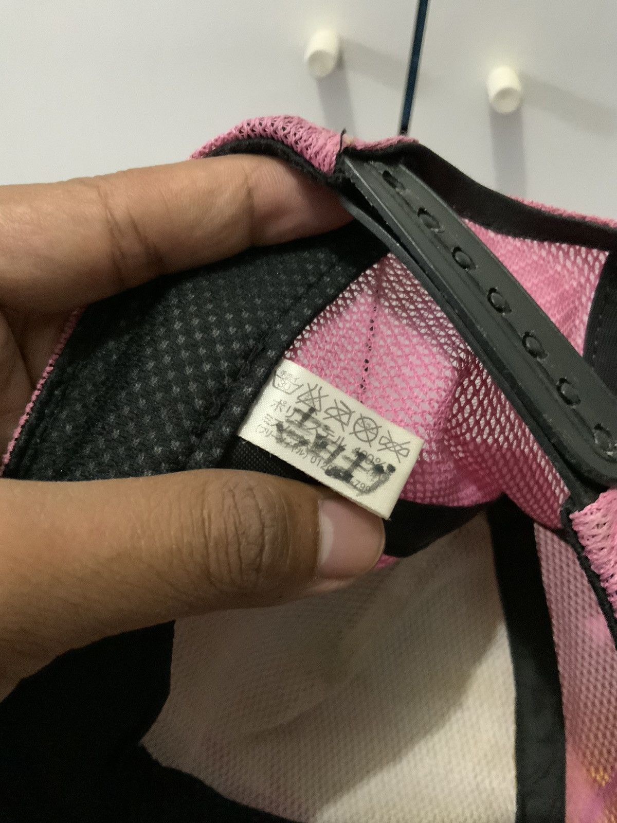 Japanese Brand Mizuno Japan Pink Trucker Hat Size ONE SIZE - 11 Thumbnail