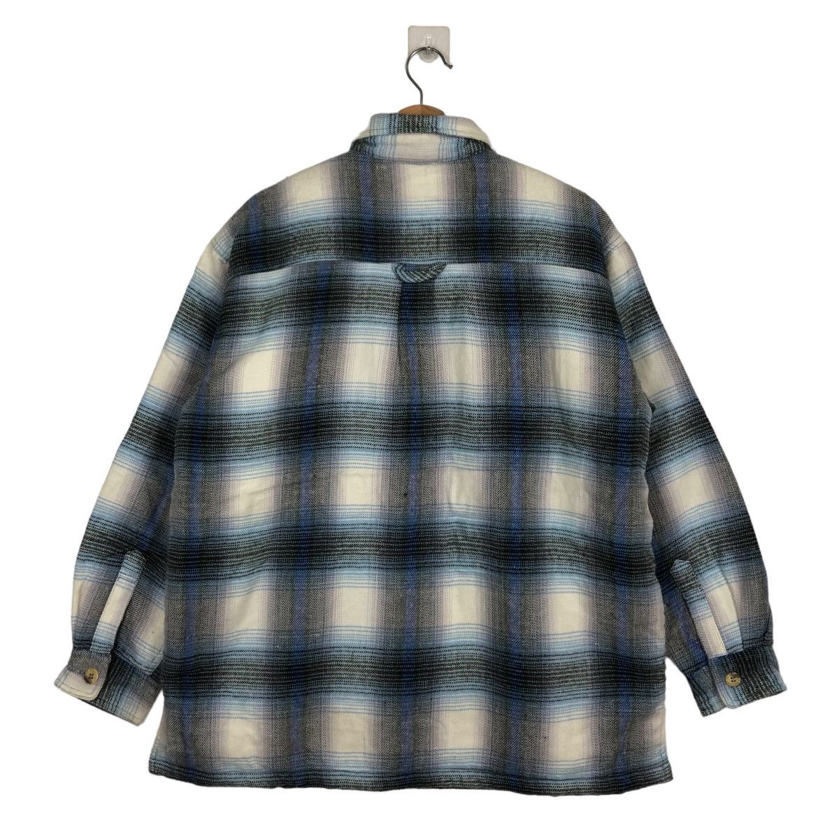 Flannel VINTAGE FLANNEL JACKET MOINEAU MINK FUR LINING TARTAN DESIGN Size US M / EU 48-50 / 2 - 7 Thumbnail