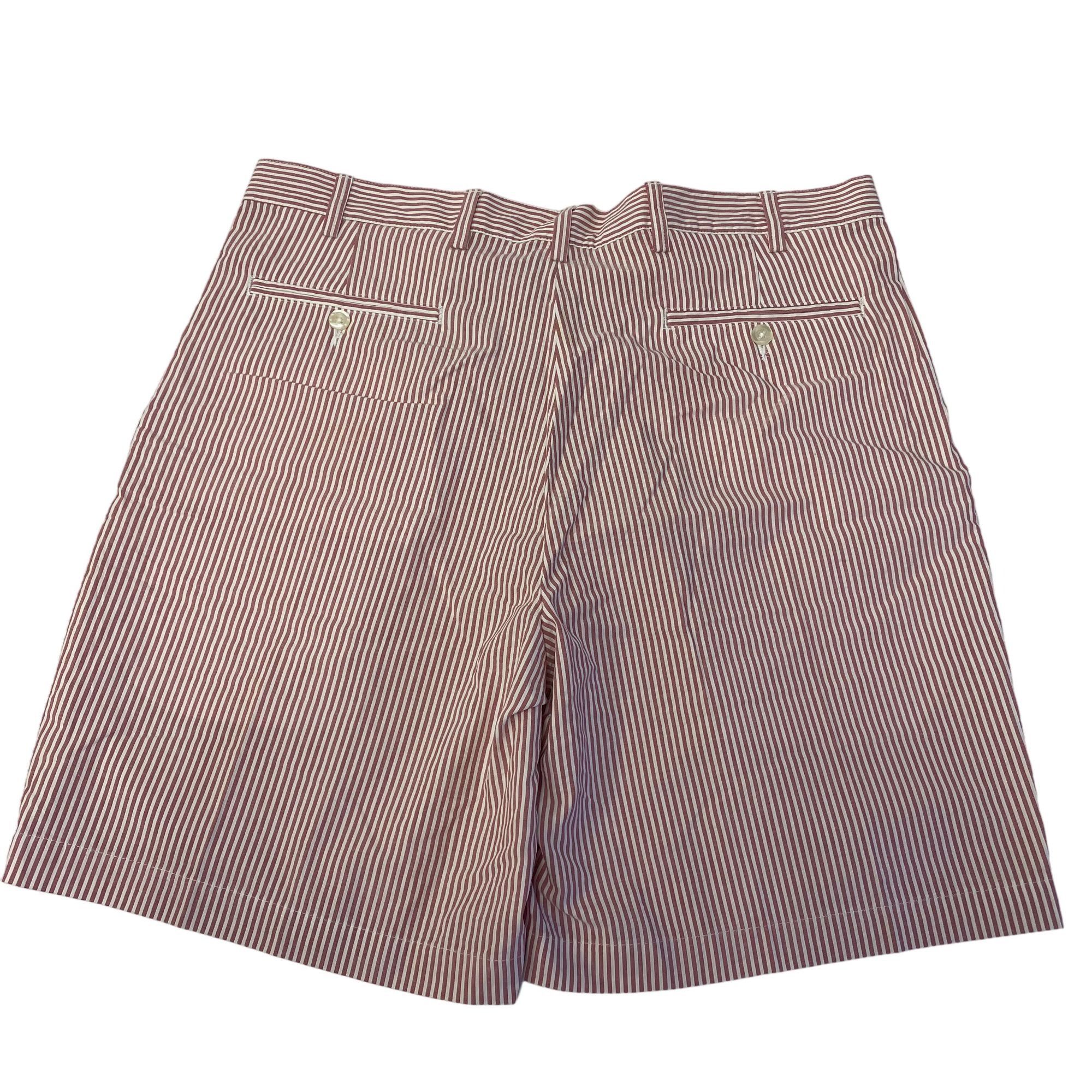Jos. A. Bank Jos A Bank Red SEERSUCKER Walking Casual BOATING Shorts Size US 38 / EU 54 - 2 Thumbnail