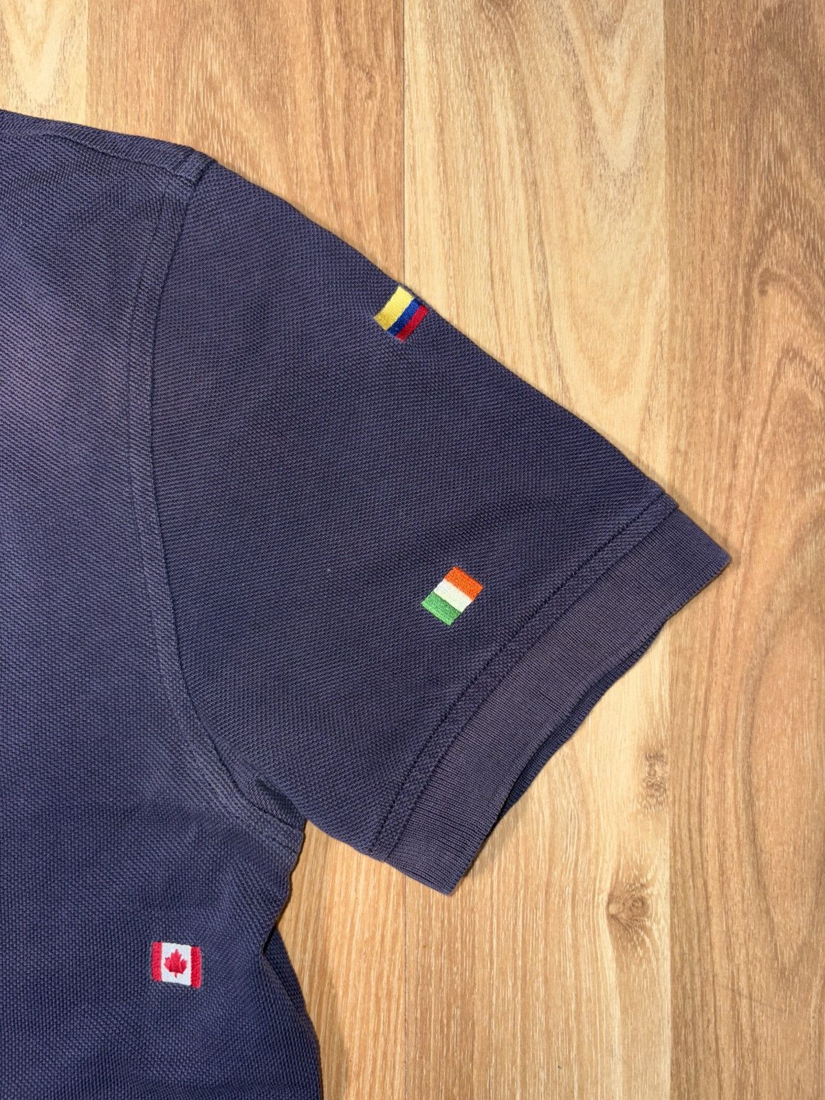 Brooks Brothers Brooks Brothers Supima Cotton Multi Flag Embroidered Polo Size US XXS / EU 40 - 4 Thumbnail
