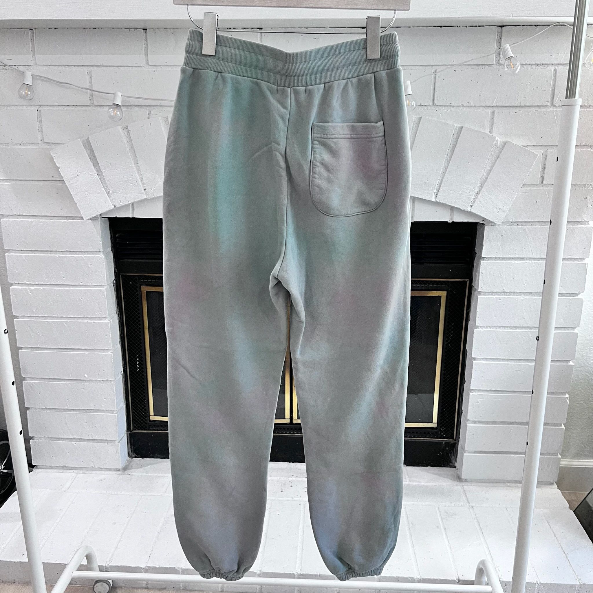 John Elliott John Elliott LA SWEATS Cloud Dye Marbled Blue Sweatpants Size US 32 / EU 48 - 6 Thumbnail