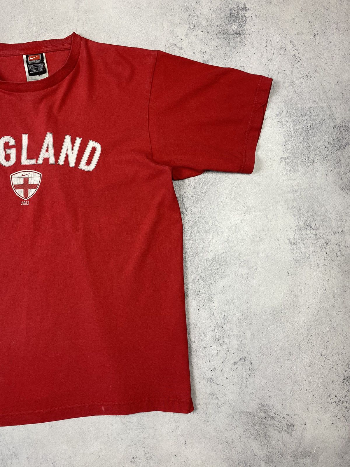 Nike × Vintage Vintage 00s Nike England 2002 T Shirt Tee y2k Size US L / EU 52-54 / 3 - 4 Thumbnail