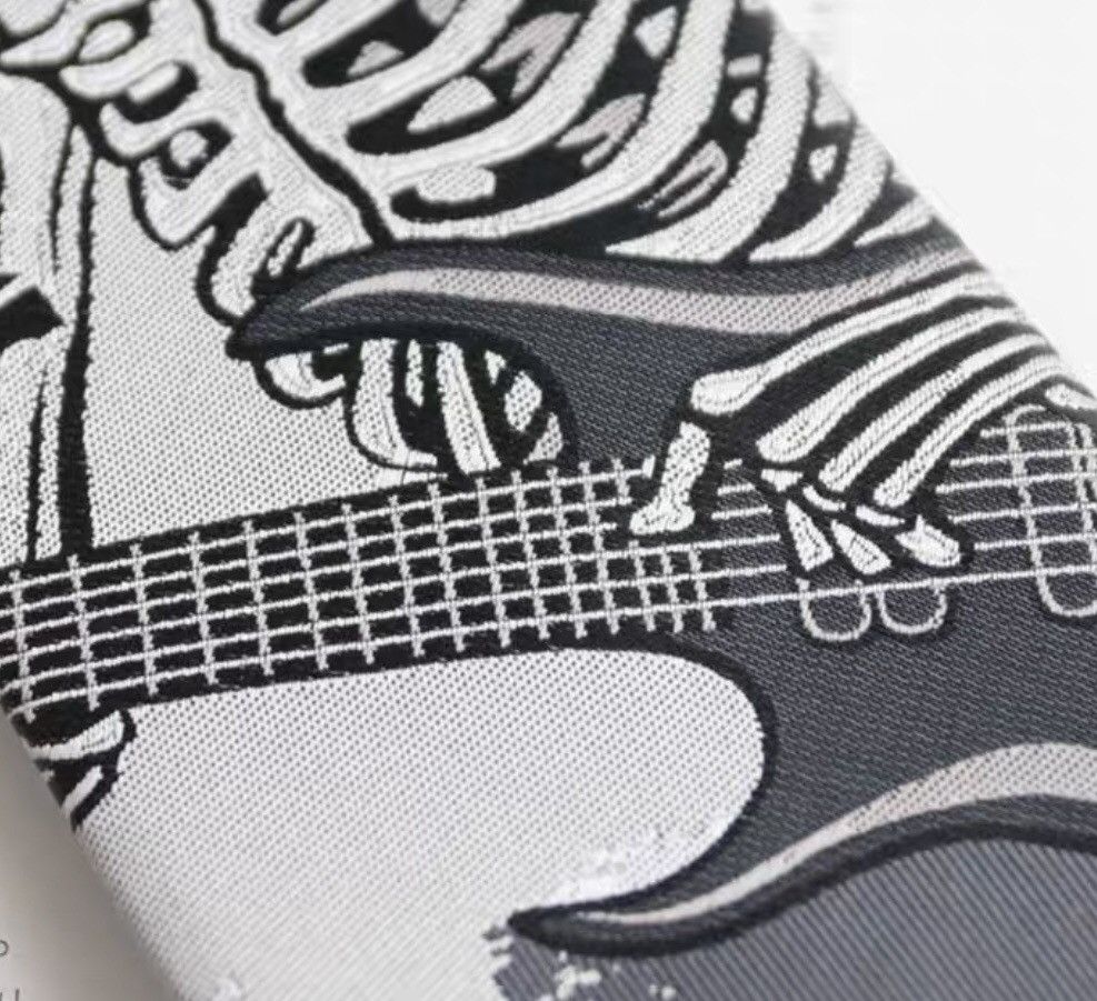 The Tie Bar × Vintage Outdoor fashion rock n roll skeleton skull neck tie Size ONE SIZE - 6 Thumbnail