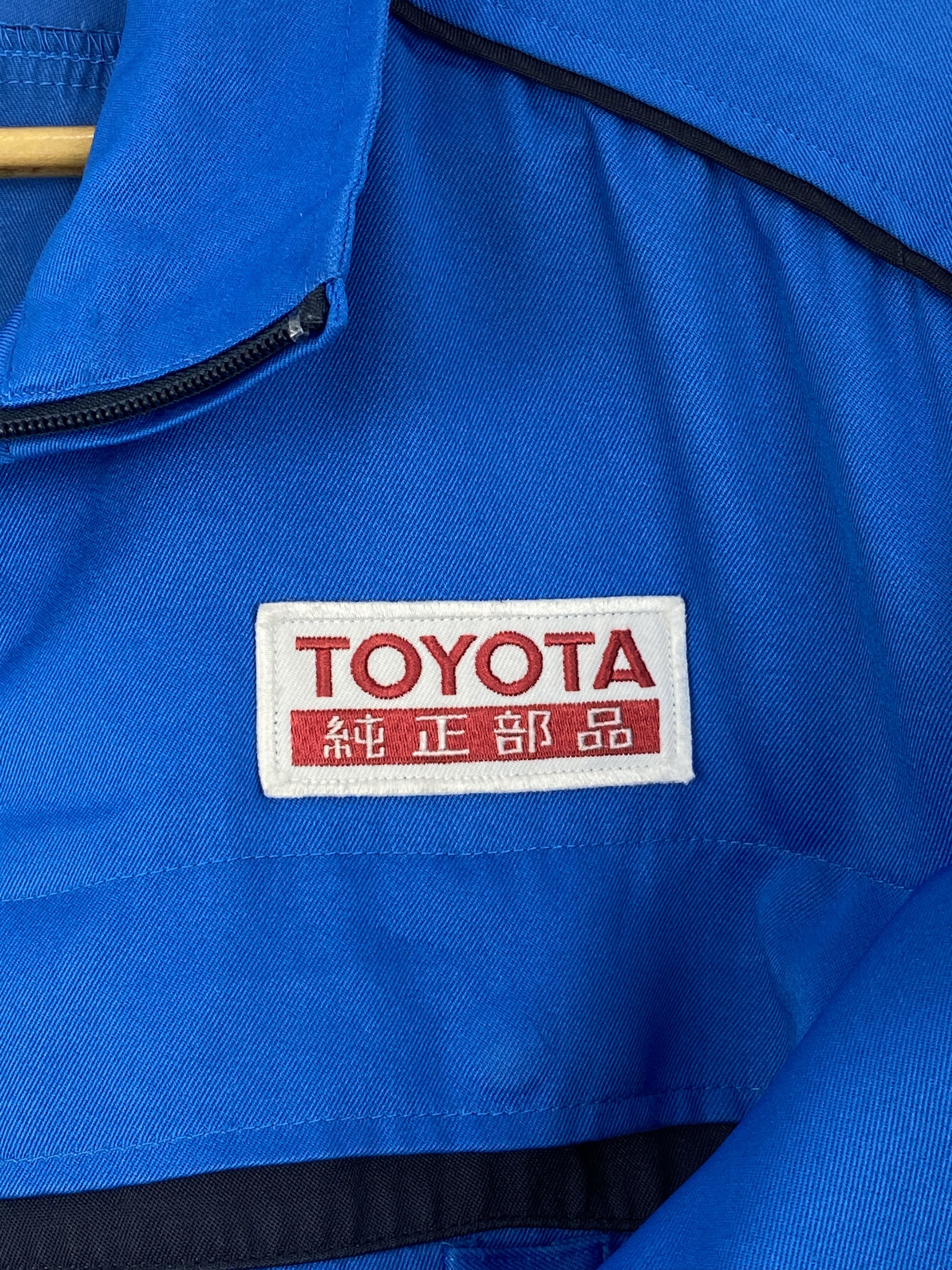 Japanese Brand Vintage Japanese Worker Toyota Racing Denim Jacket J1801 Size US L / EU 52-54 / 3 - 7 Thumbnail