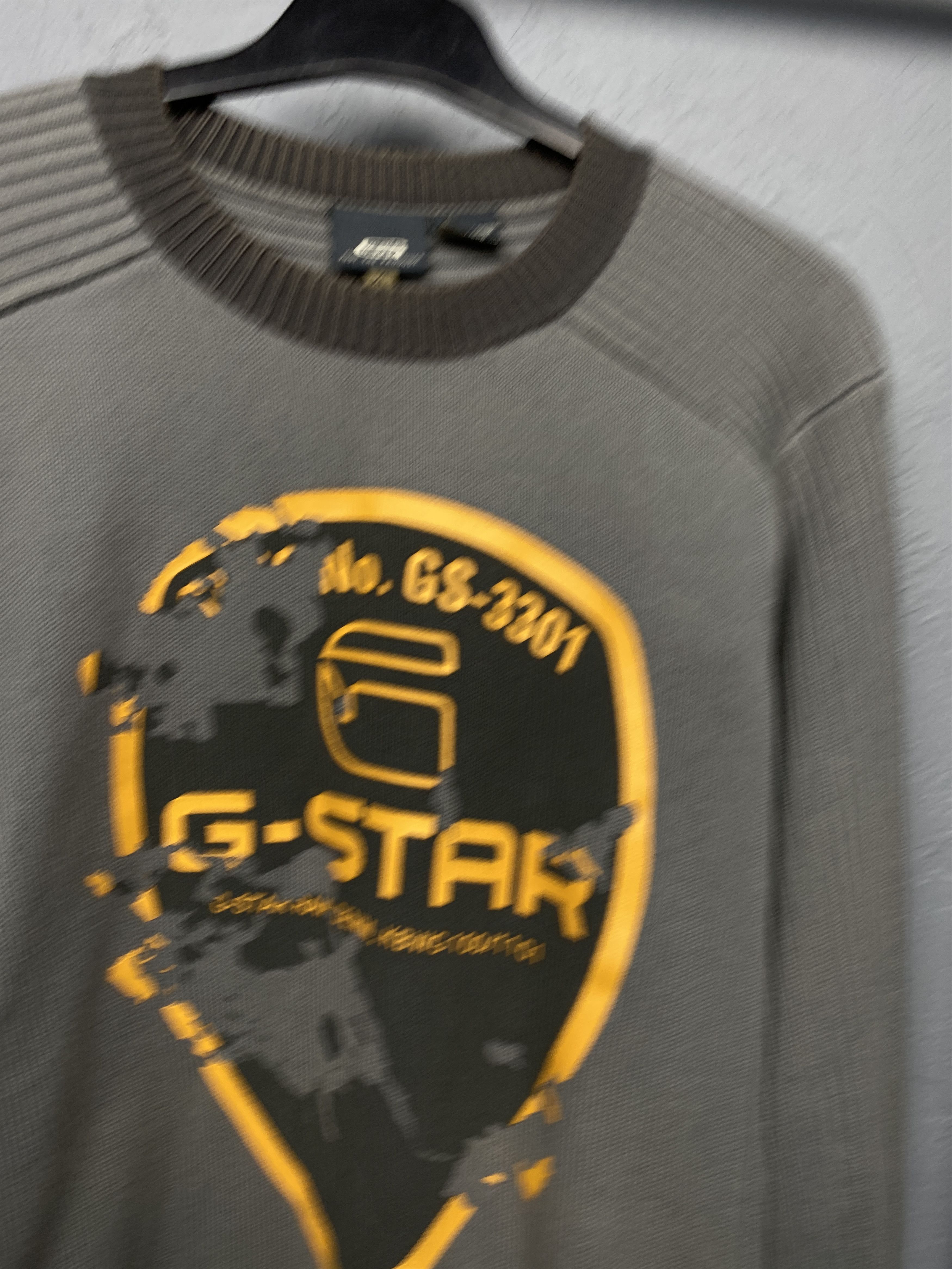 G-Star G Star Raw 90s Vintage Mens Knit Crew Neck Sweater Size US XL / EU 56 / 4 - 2 Thumbnail