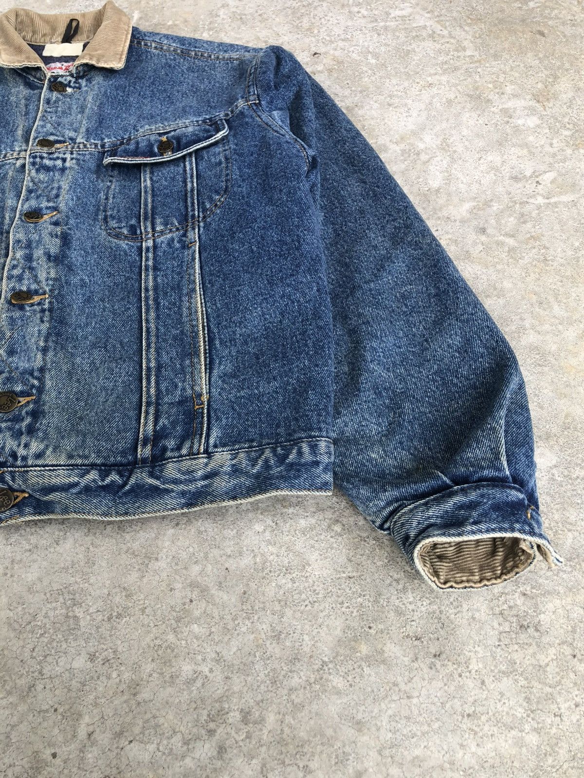 Lee Vintage Lee Storm Rider Blanket Lined Denim Jacket Baggy Size US L / EU 52-54 / 3 - 15 Thumbnail