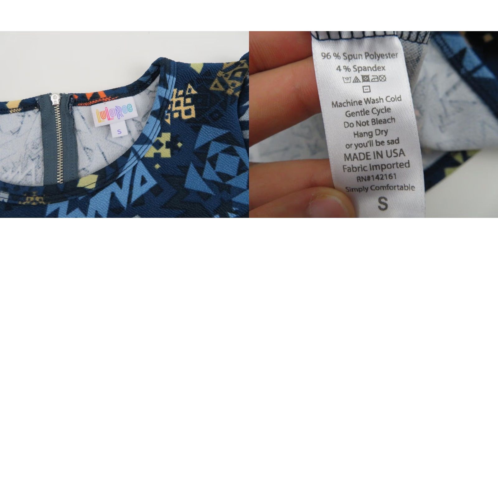 Vintage LuLaRoe Amelia Dress – Women’s S – Aztec Geometric Fit & Flare A-Line Dress Size S / US 4 / IT 40 - 8 Thumbnail