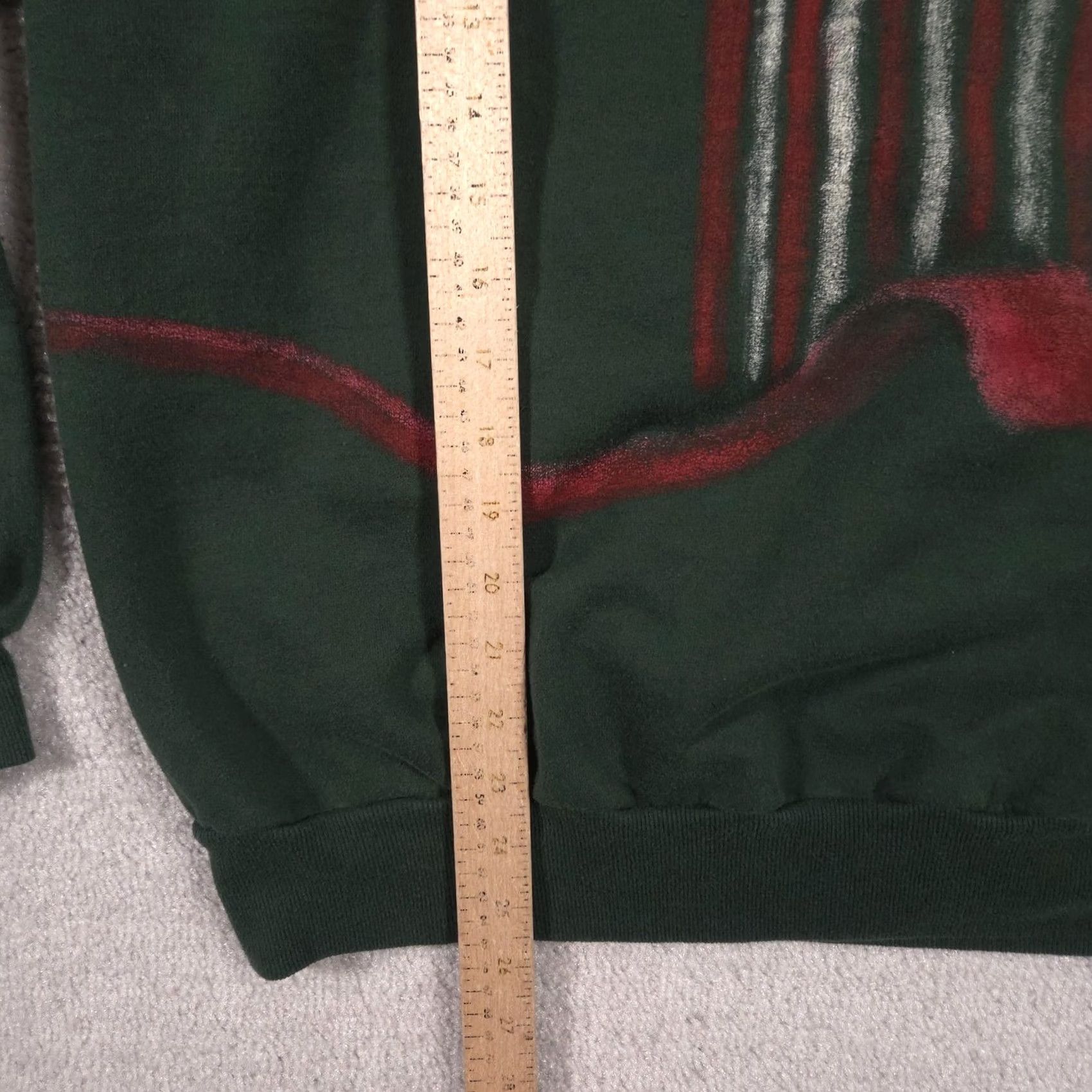 Jerzees VINTAGE Jerzees Sweatshirt Mens Large Green Dog Cat Christmas Gift Graphic 90s Size US L / EU 52-54 / 3 - 7 Thumbnail