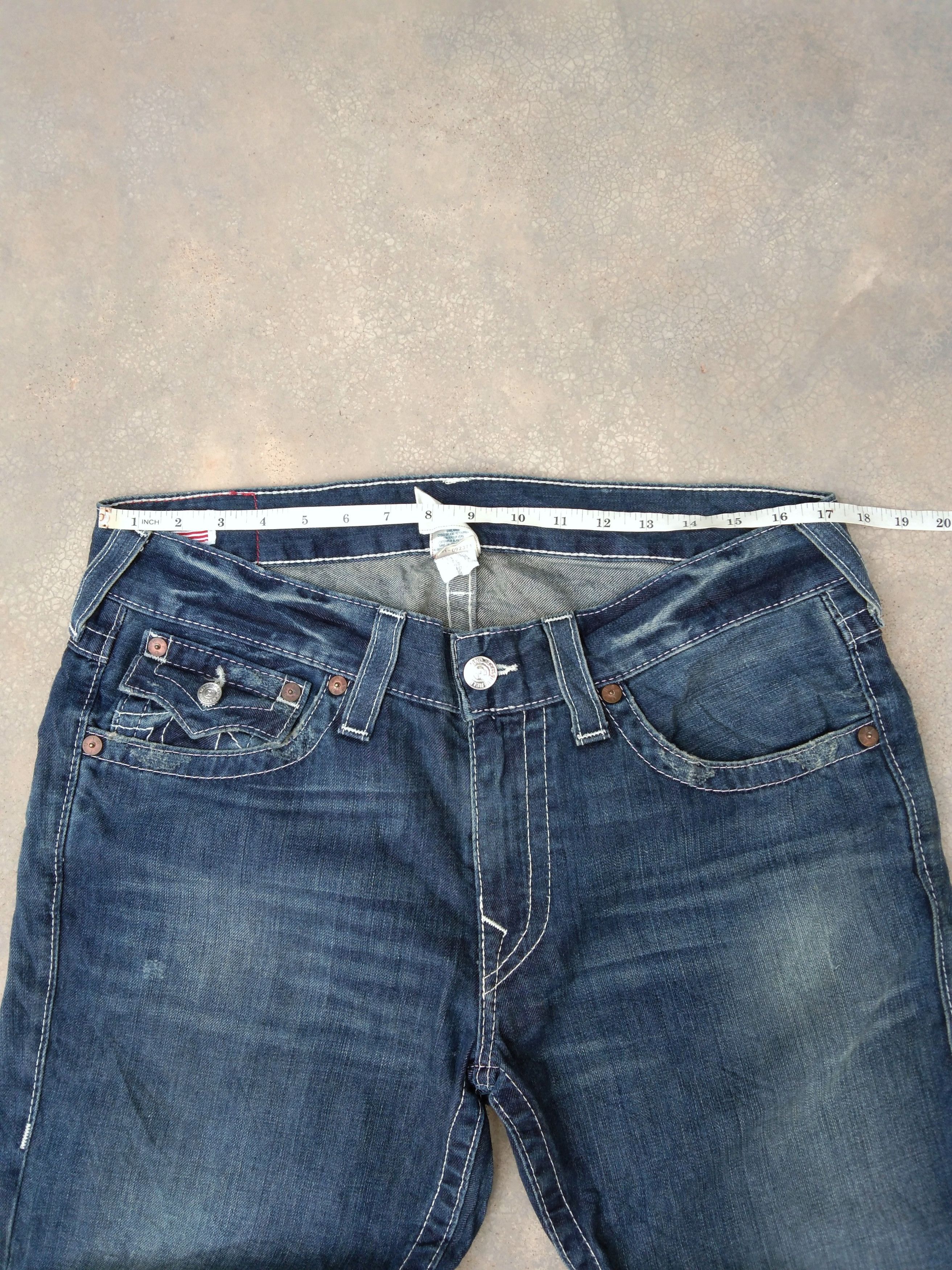 Japanese Brand × True Religion × Vintage Vintage True Religion Made In USA Bootcut Flared Jeans 34x36 Size US 34 / EU 50 - 4 Thumbnail