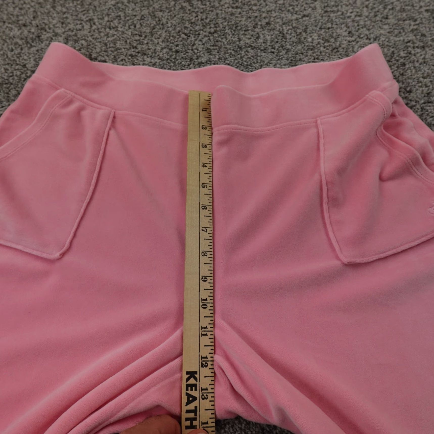 Juicy Couture Juicy Couture Pants Womens XL Pink Boot Velvet Velour Soft Jogger Sweatpants Y2K Size 40" / US 18 - 4 Thumbnail