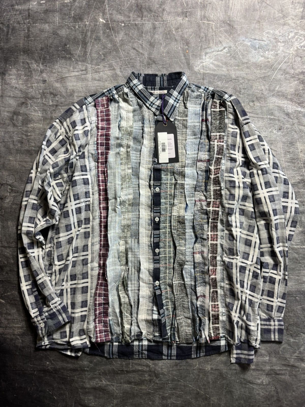 Pre-owned Needles Rebuild Flannel In Multi