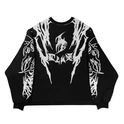 Aran Isles Knitwear Streetwear Woollen Sweaters Punk Vintage Size US XL / EU 56 / 4 - 2 Thumbnail