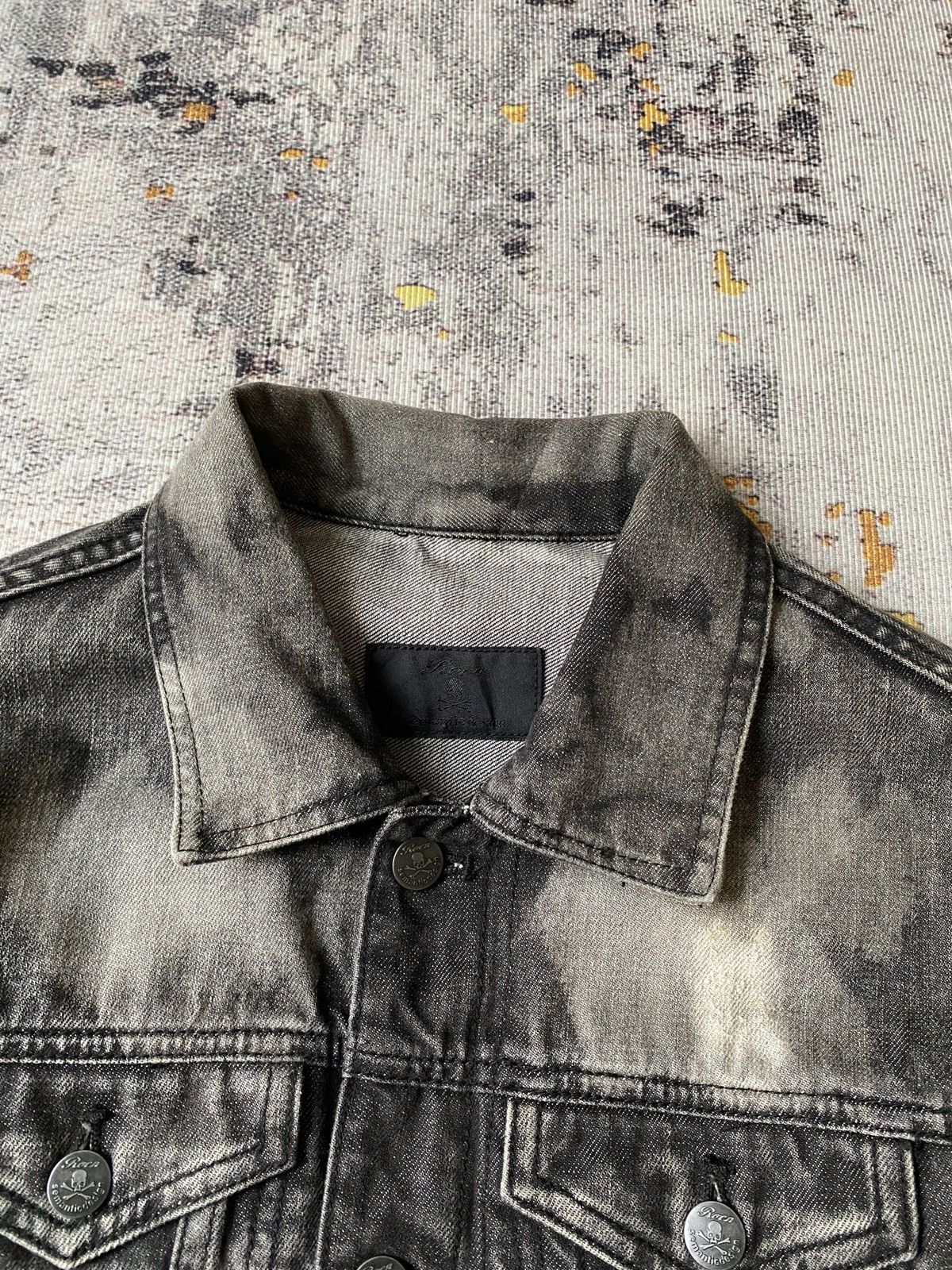 Roen Roen X Semantic Design Bleached Distressed Denim Jacket Size US M / EU 48-50 / 2 - 11 Thumbnail