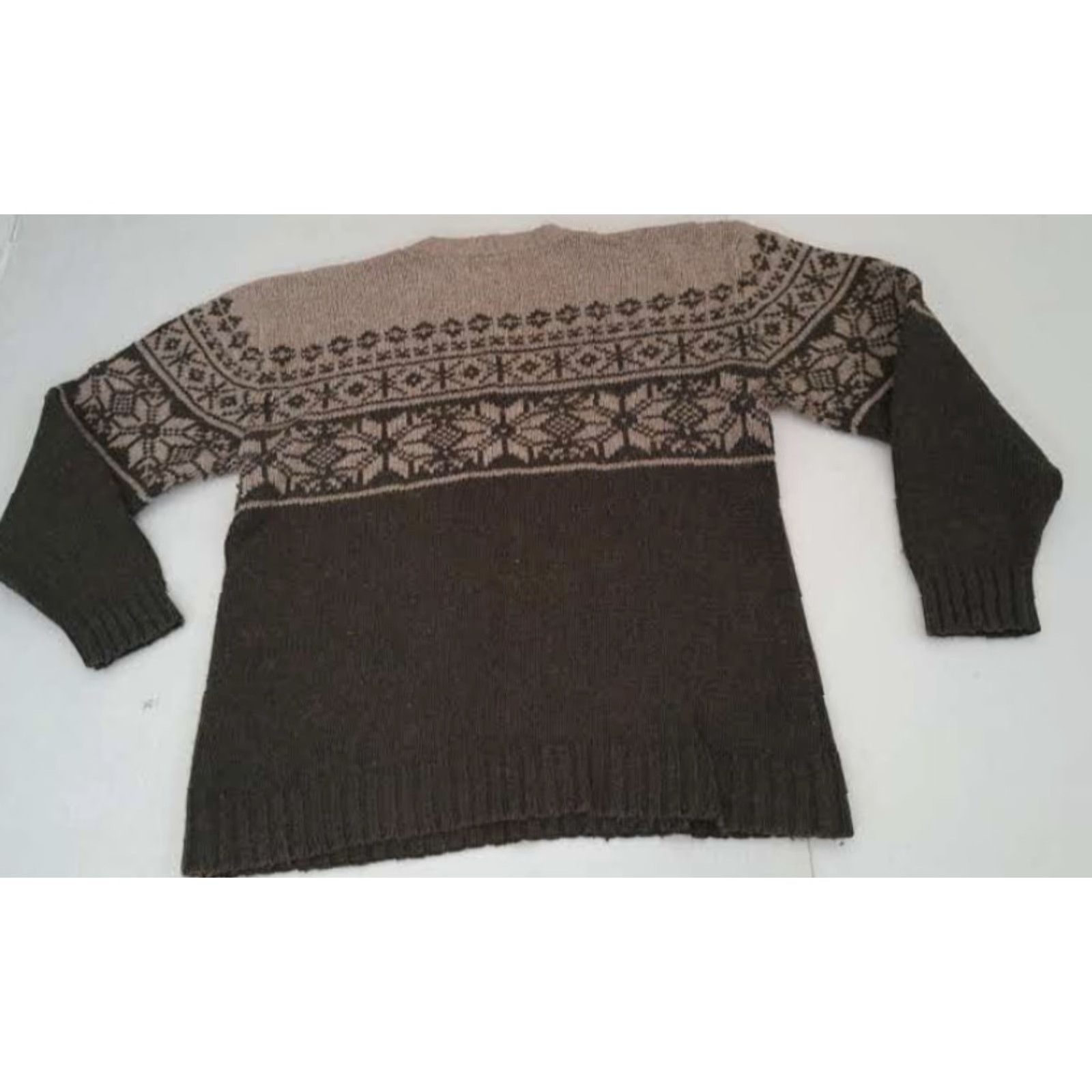 High Sierra VINTAGE High Sierra Sweater Knit Wool Beige XL Men Pullover 26in long 26in pit to pit Size US XL / EU 56 / 4 - 6 Thumbnail