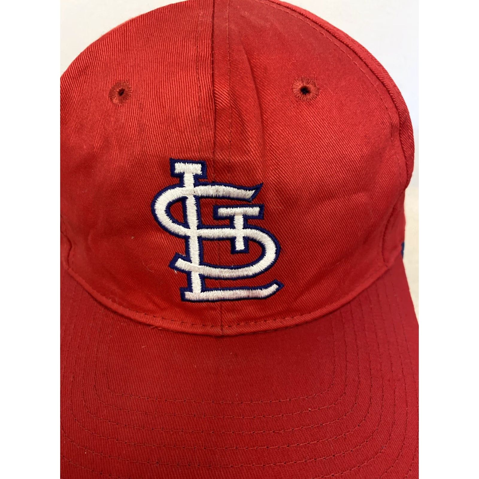 Vintage VINTAGE St Louis Cardinals Hat Snapback Red Adjustable 90s Canvas Men Handmade Bangladesh OC/517" Size ONE SIZE - 2 Thumbnail