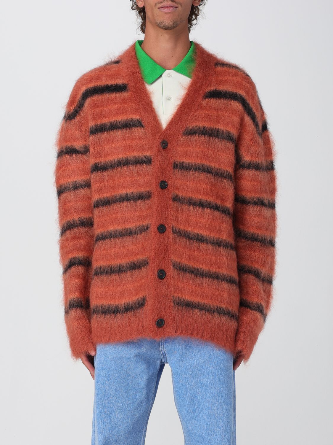 Marni Marni Sweater Men Orange Size US M / EU 48-50 / 2 - 1 Thumbnail