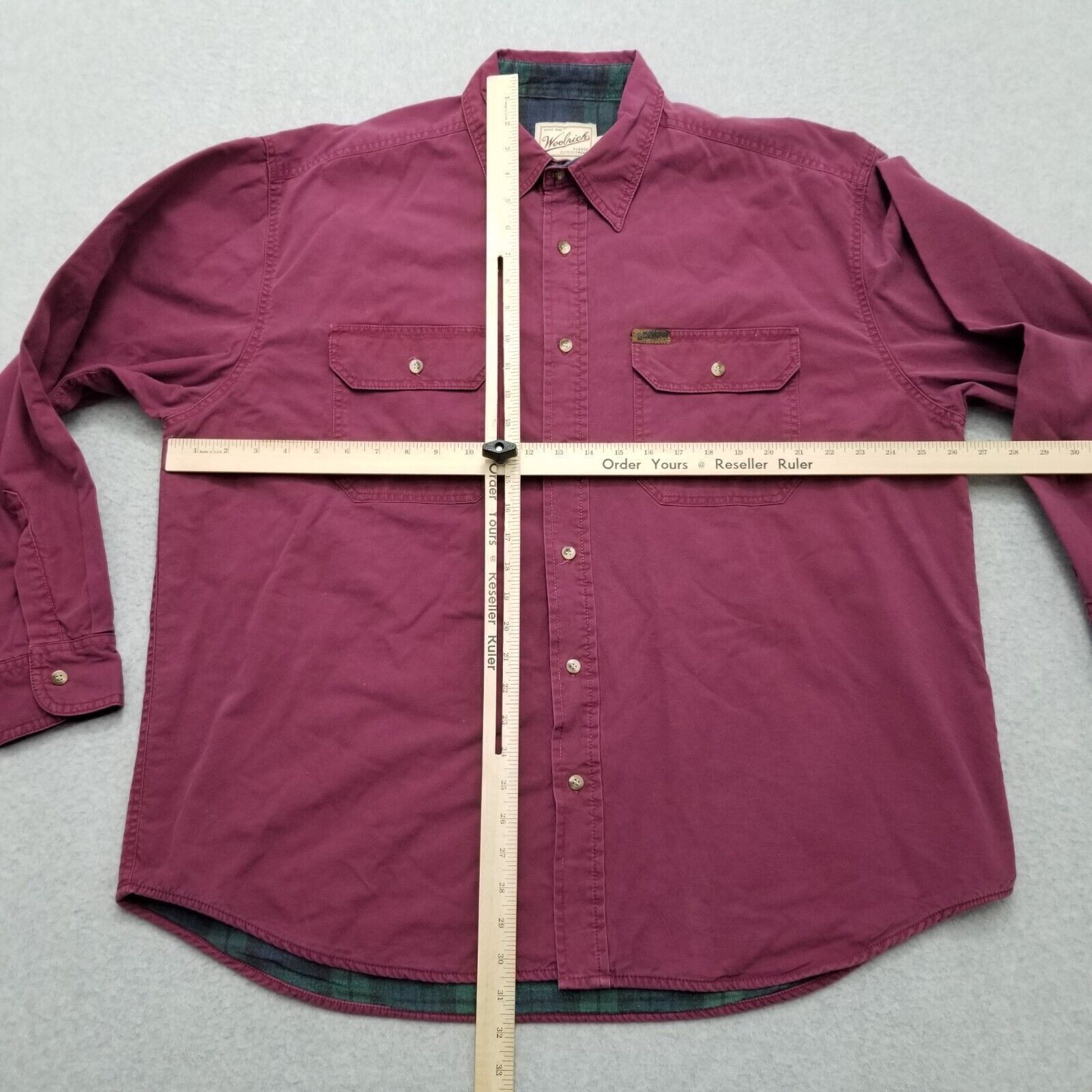 Other Woolrich Shirt Mens XL Casual Button Up Long Sleeve Pockets Size US XL / EU 56 / 4 - 9 Thumbnail