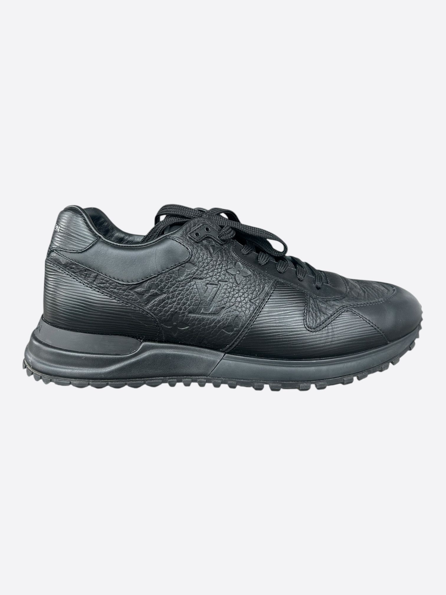 Louis Vuitton Louis Vuitton Black Monogram Taurillon Run Away Sneakers Size US 9 / EU 42 - 1 Thumbnail