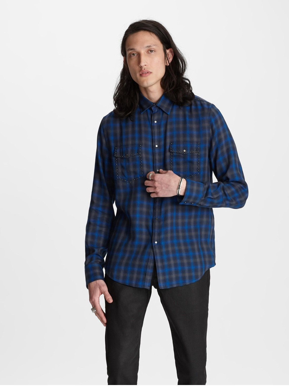 John Varvatos Studded shirt. Medium Size US M / EU 48-50 / 2 - 1 Thumbnail