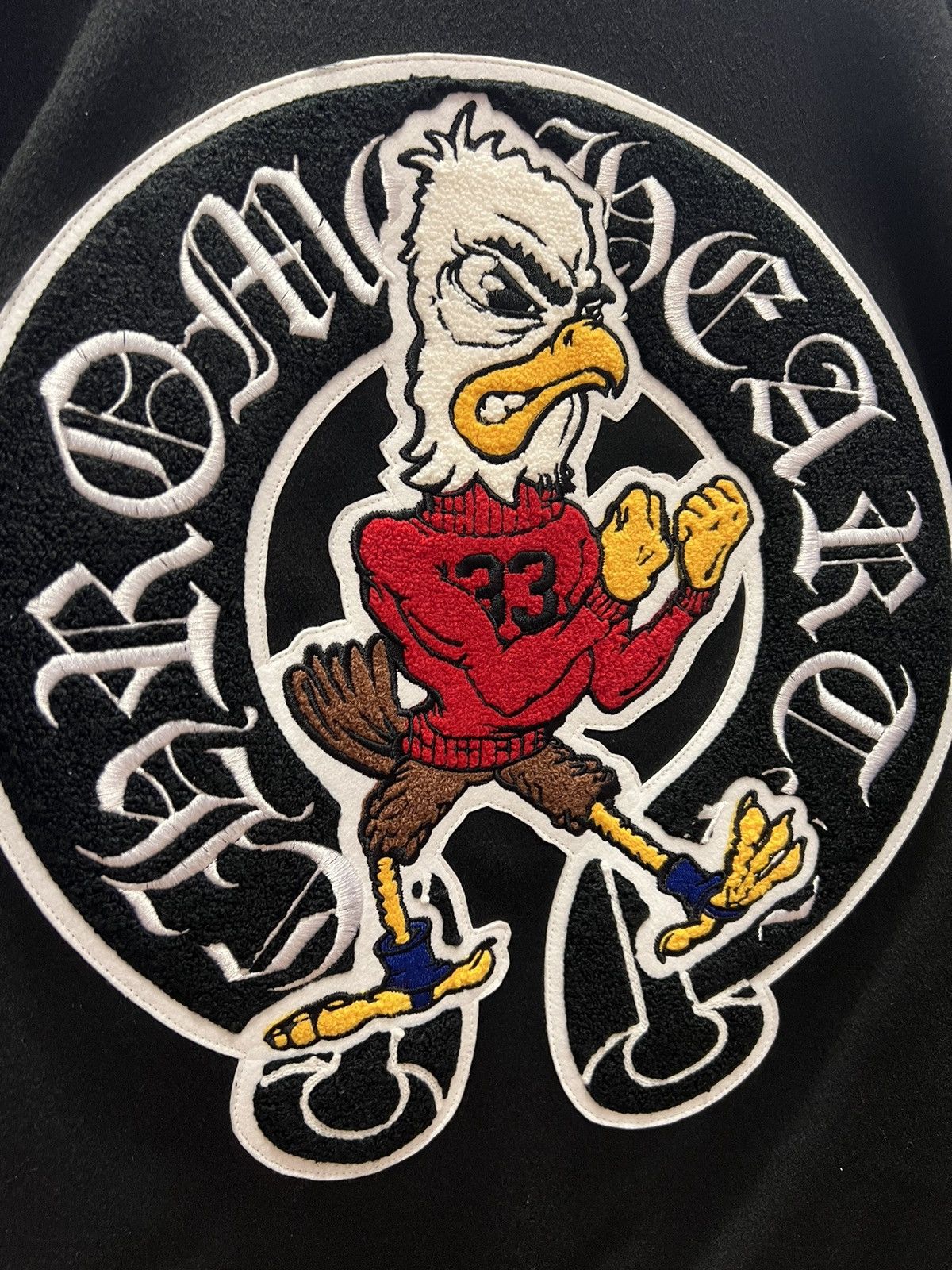 Chrome Hearts Chrome Hearts VIC Eagle Varsity Jacket Leather Cross Patch Size US XXL / EU 58 / 5 - 3 Thumbnail