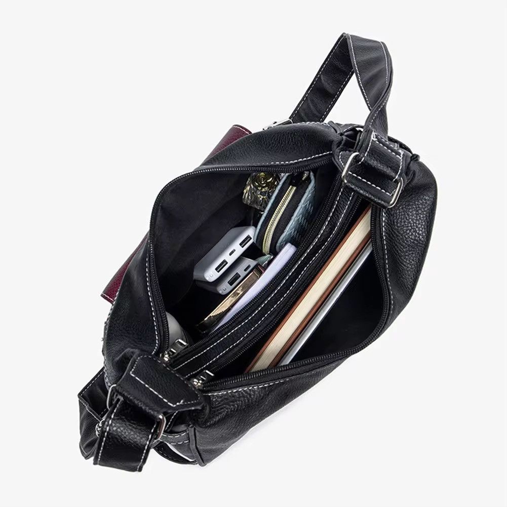Vintage Y2k Retro Vintage PU Leather Shoulder Crossbody Bag Size ONE SIZE - 6 Thumbnail
