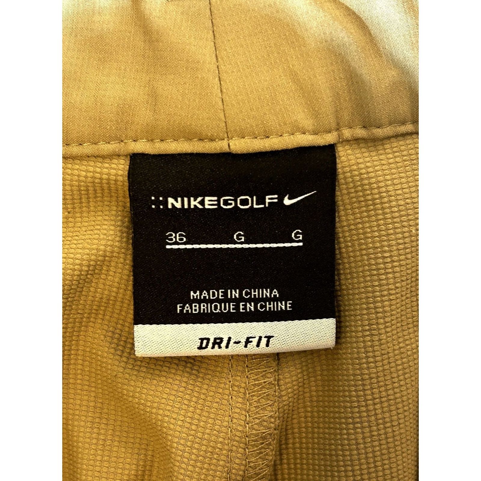 Nike Nike Shorts Mens 36 Dri-Fit Golf Cargo Khaki Performance Lightweight Stretch Size US 36 / EU 52 - 5 Thumbnail
