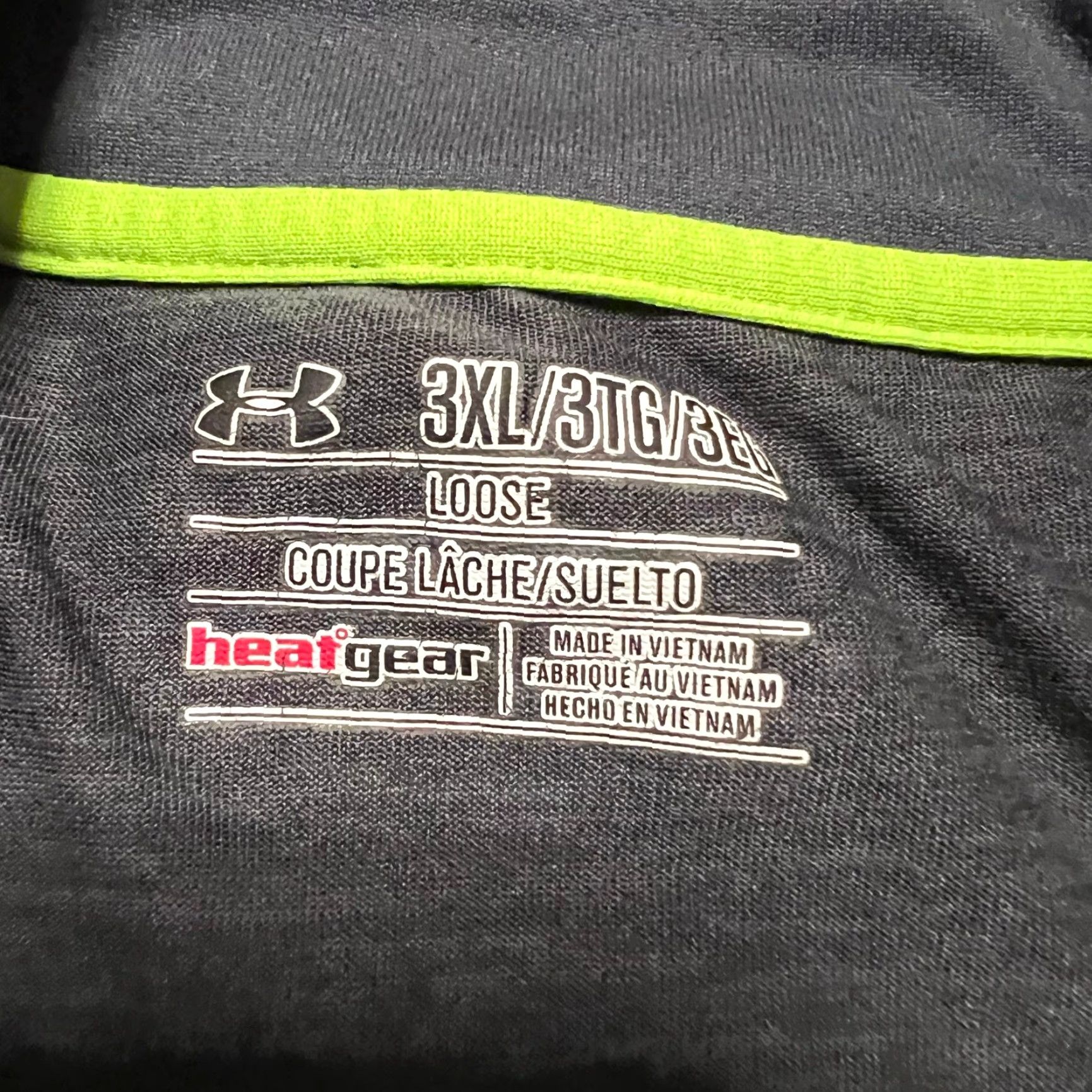 Under Armour Under Armour Shirt Mens 3XL Quarter Zip Performance Long Sleeve Gray Size US XXL / EU 58 / 5 - 6 Thumbnail