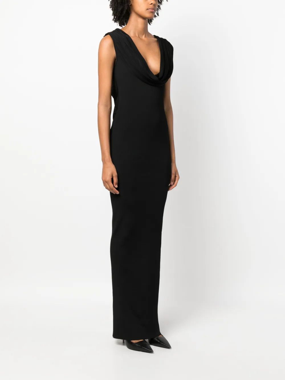 Givenchy o1y0925 Maxi Dress in Black Size L / US 10 / IT 46 - 3 Thumbnail