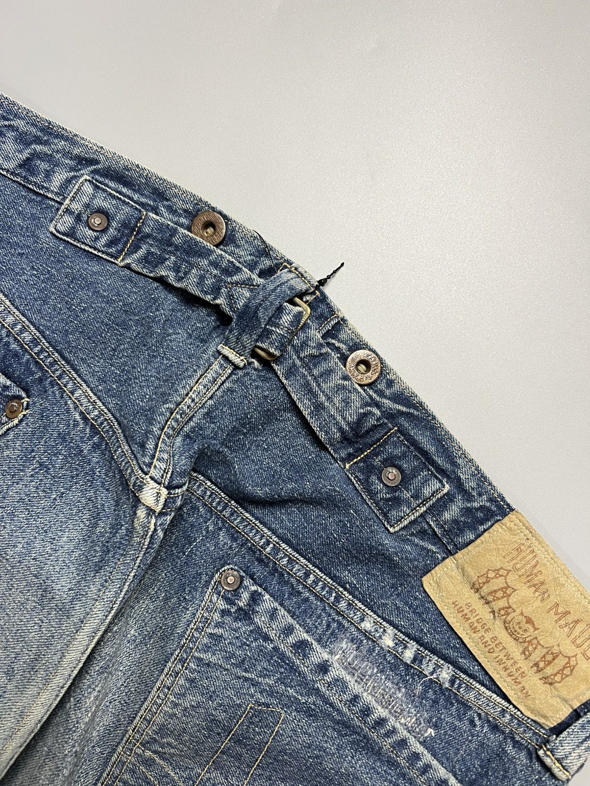 Human Made Human Made Ripped Denim Shorts Selvedge Size US 36 / EU 52 - 12 Thumbnail