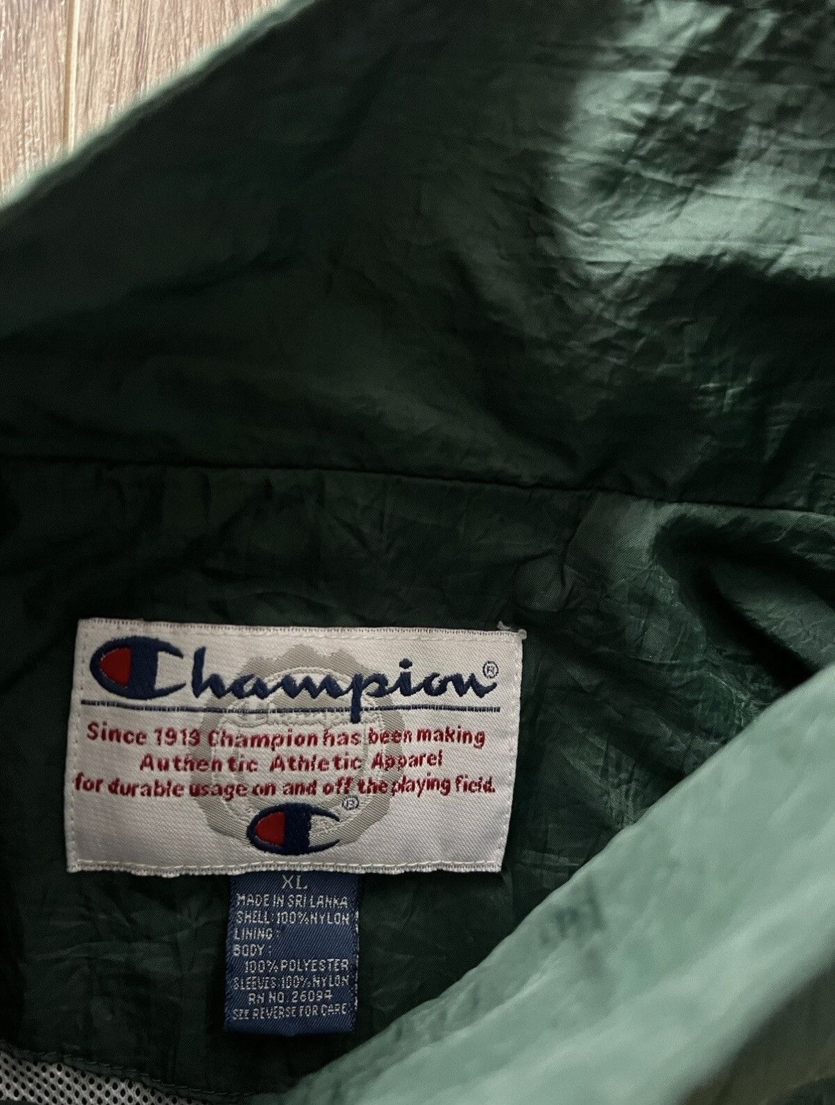 Champion Vintage Champion Wind Jacket XL Size US XL / EU 56 / 4 - 3 Thumbnail