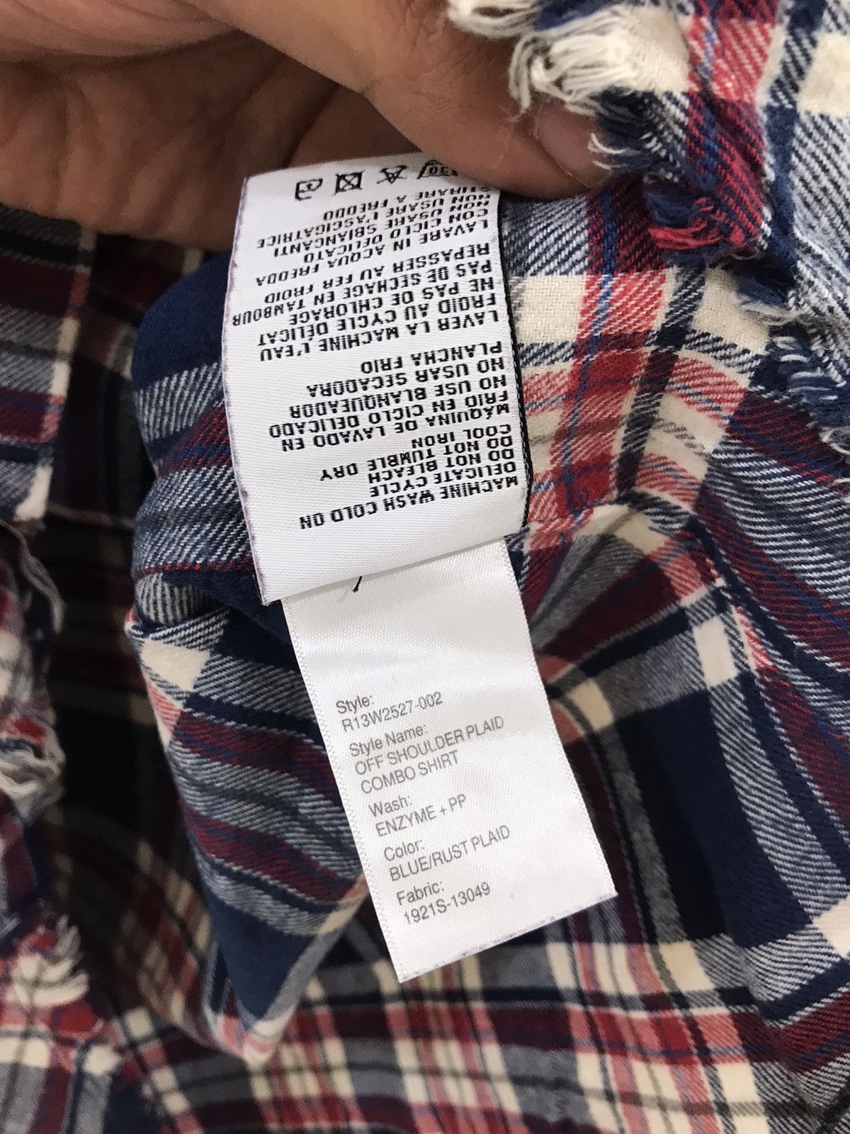 R13 R13 Plaid Shirt Size US S / EU 44-46 / 1 - 8 Thumbnail